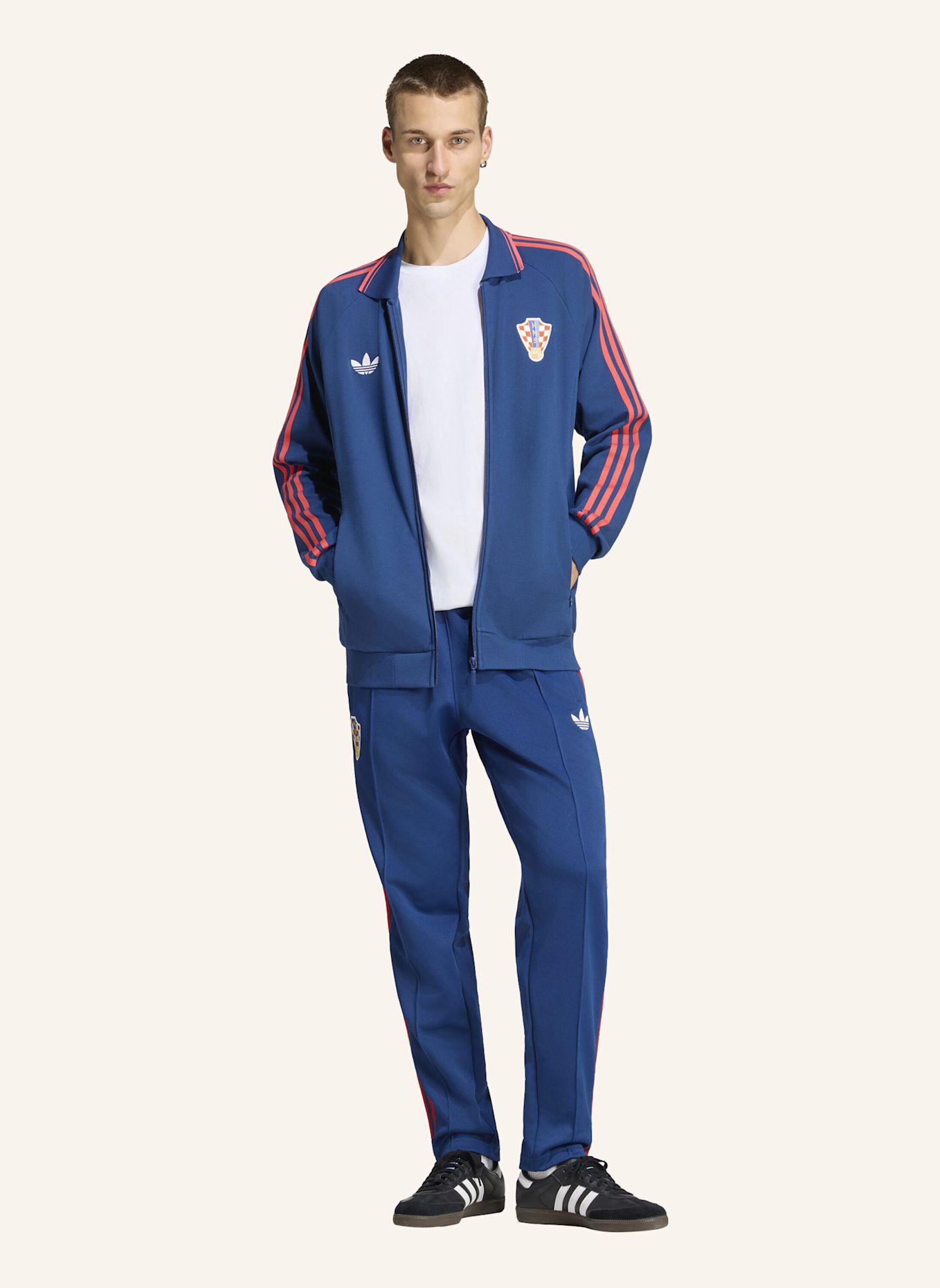 adidas KROATIEN ORIGINALS TRAININGSHOSE: BLAU
