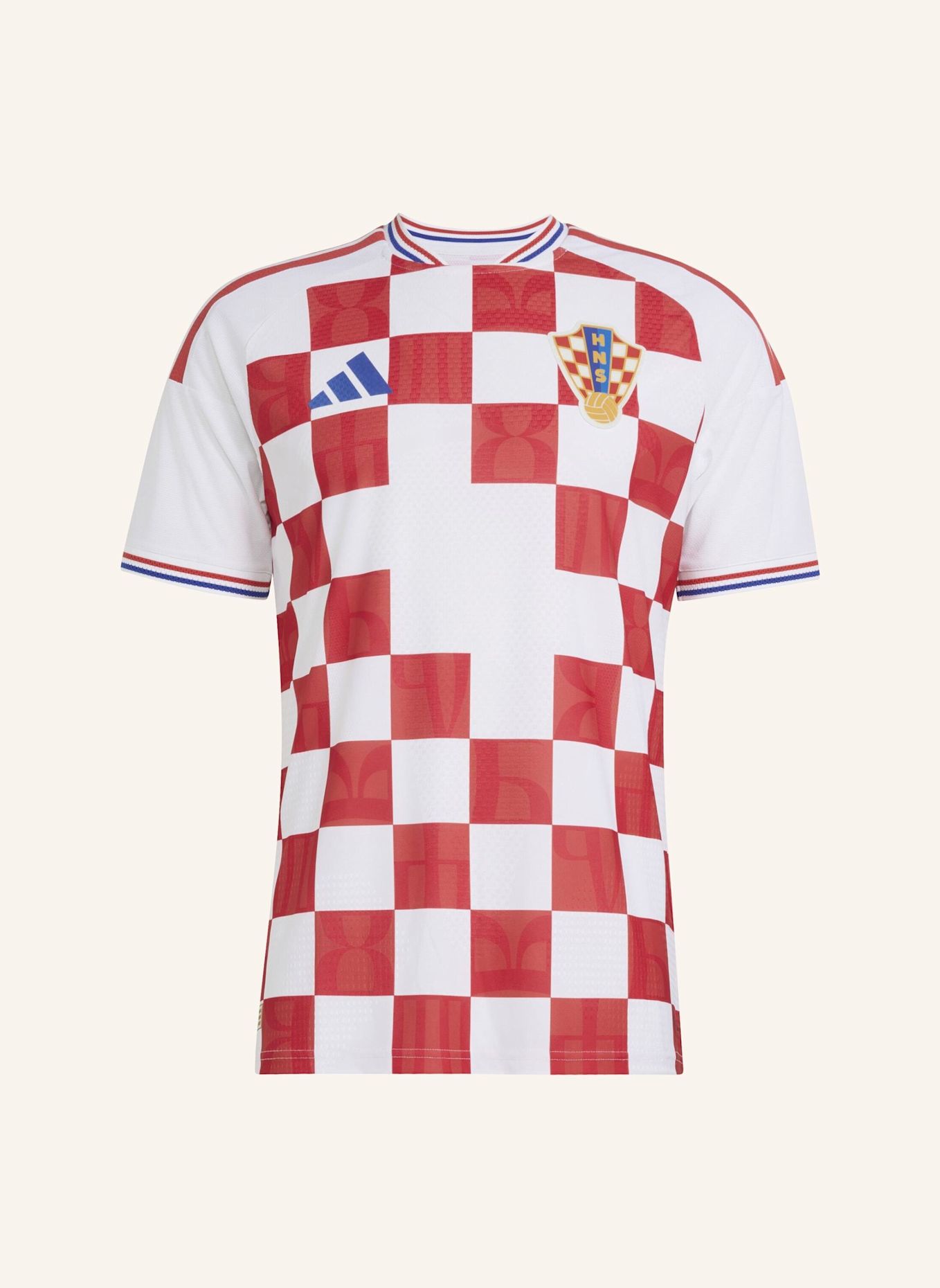 adidas KROATIEN 26 AUTHENTIC HEIMTRIKOT: WEISS