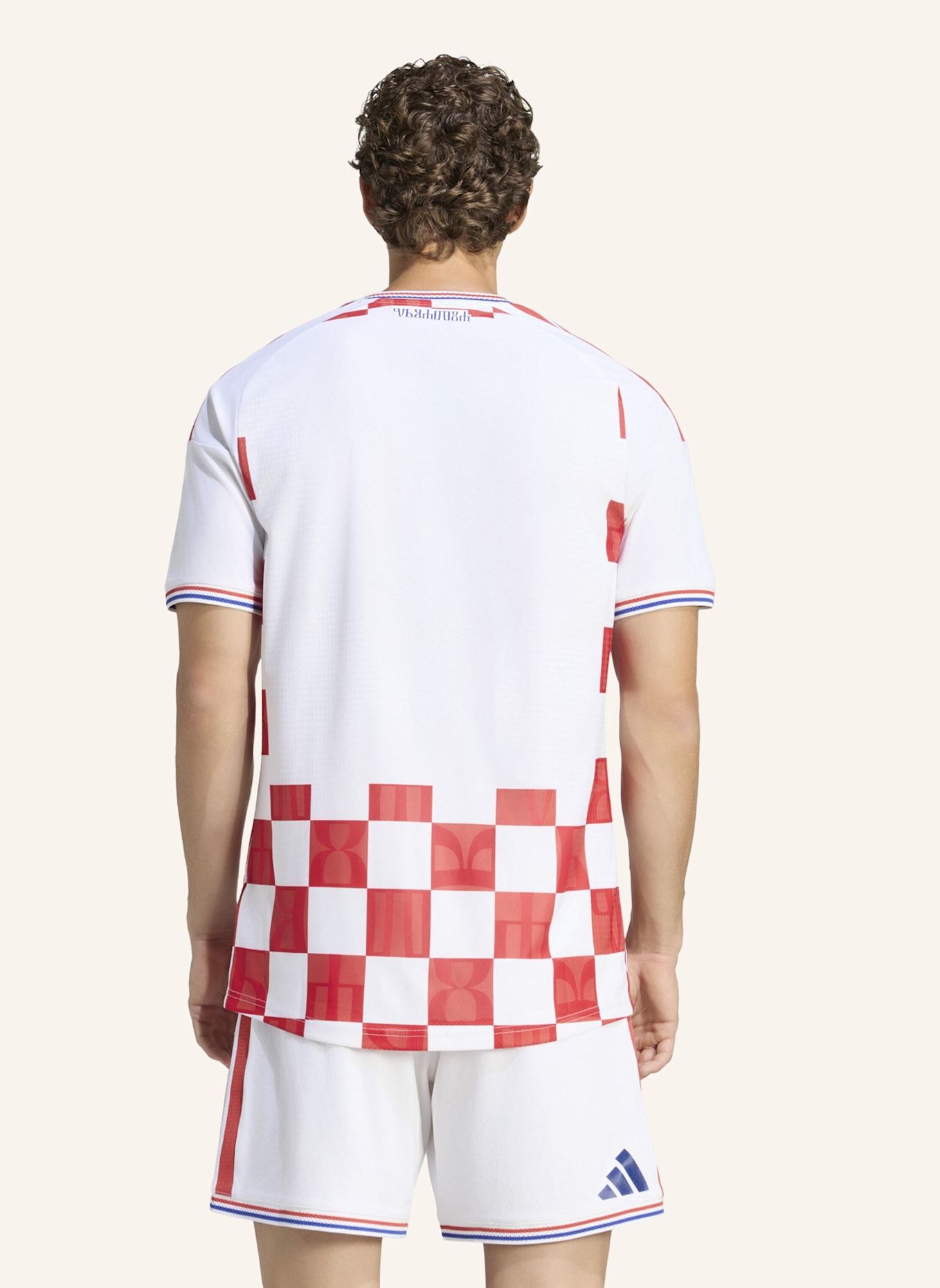 adidas KROATIEN 26 AUTHENTIC HEIMTRIKOT: WEISS
