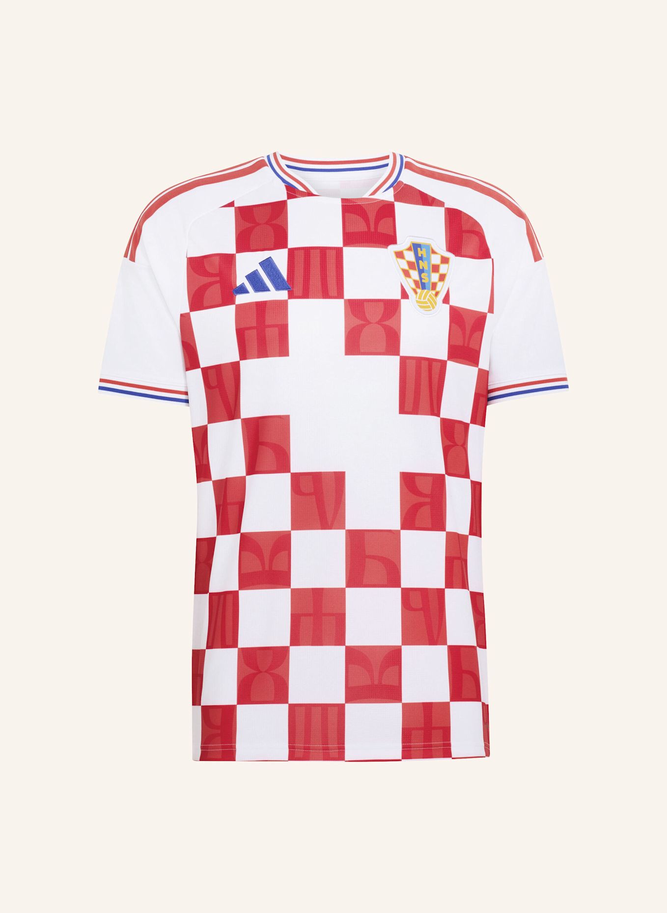 adidas KROATIEN 26 HEIMTRIKOT: WEISS