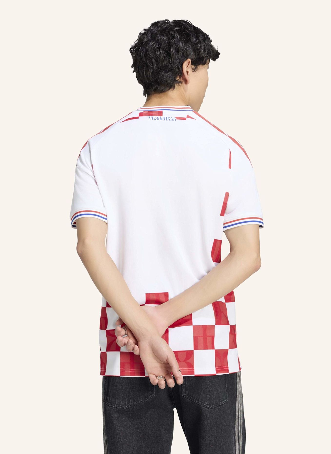 adidas KROATIEN 26 HEIMTRIKOT: WEISS