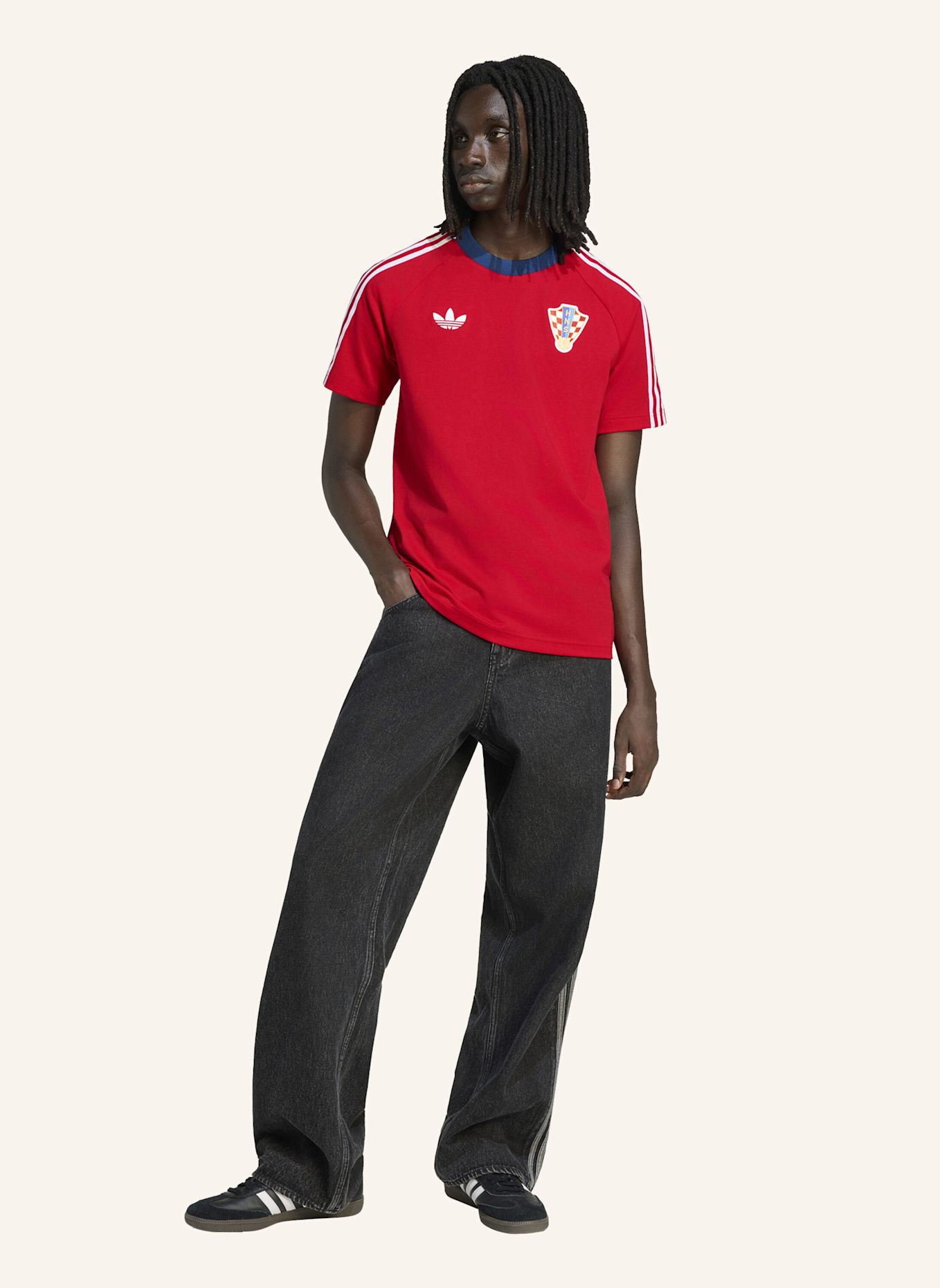 adidas KROATIEN ORIGINALS TRIKOT: ROT