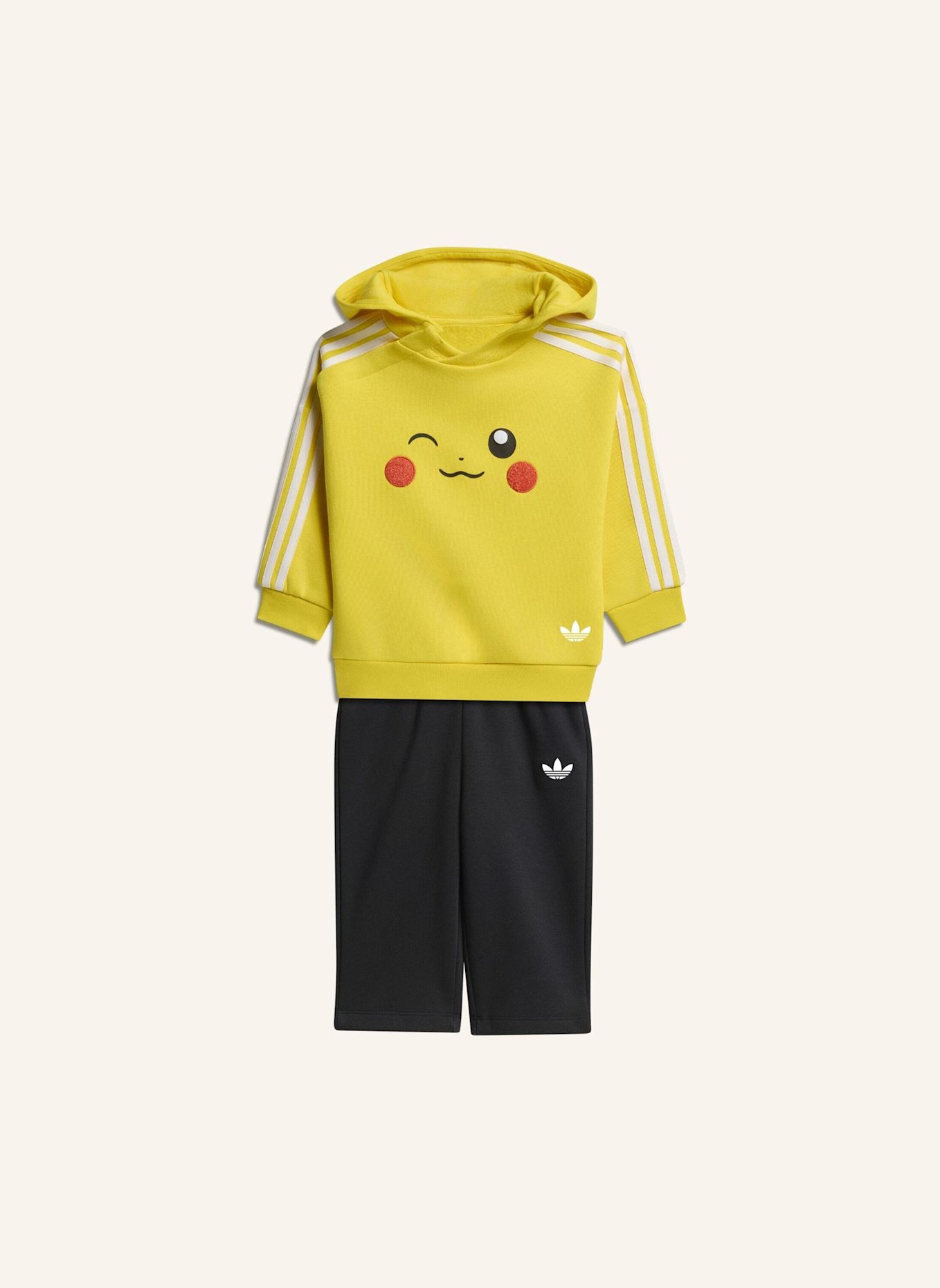 adidas Originals ADIDAS POKEMON HOODIE-SET, LOCKERER SCHNITT: SCHWARZ