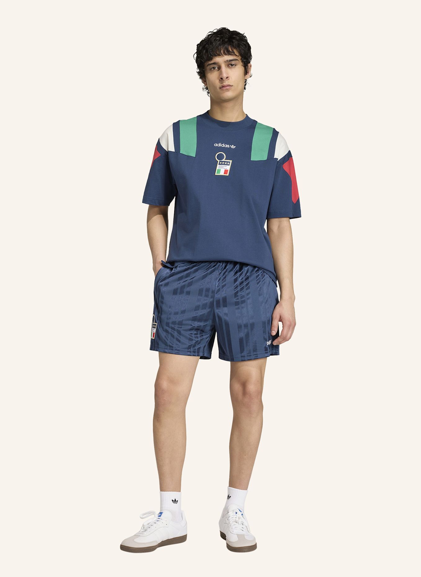 adidas ITALIEN EQT T-SHIRT: BLAU