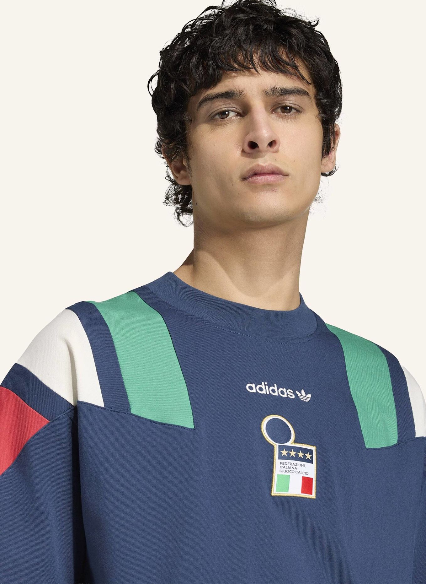 adidas ITALIEN EQT T-SHIRT: BLAU