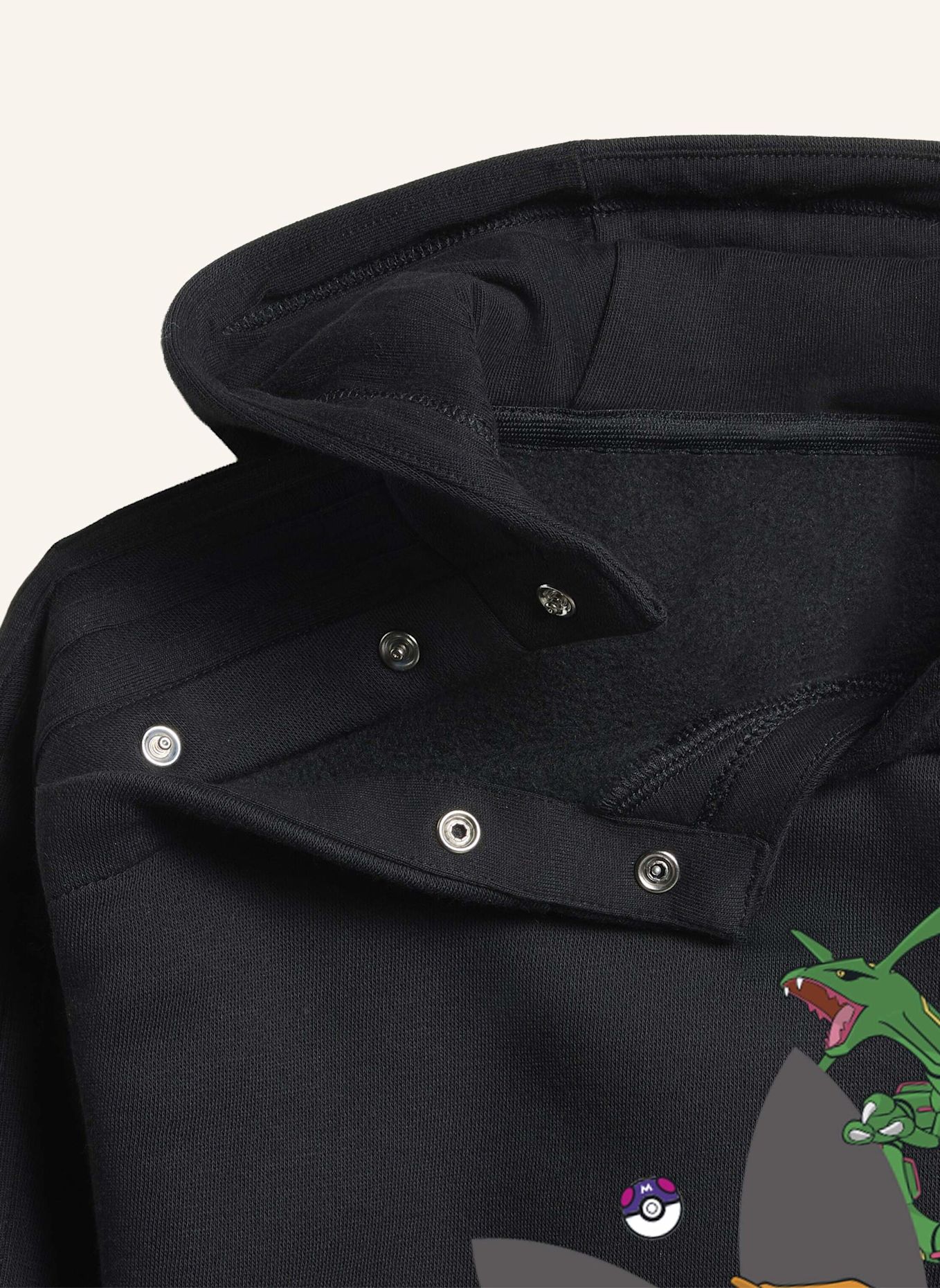 adidas Originals ADIDAS POKEMON HOODIE-SET, LOCKERER SCHNITT: SCHWARZ