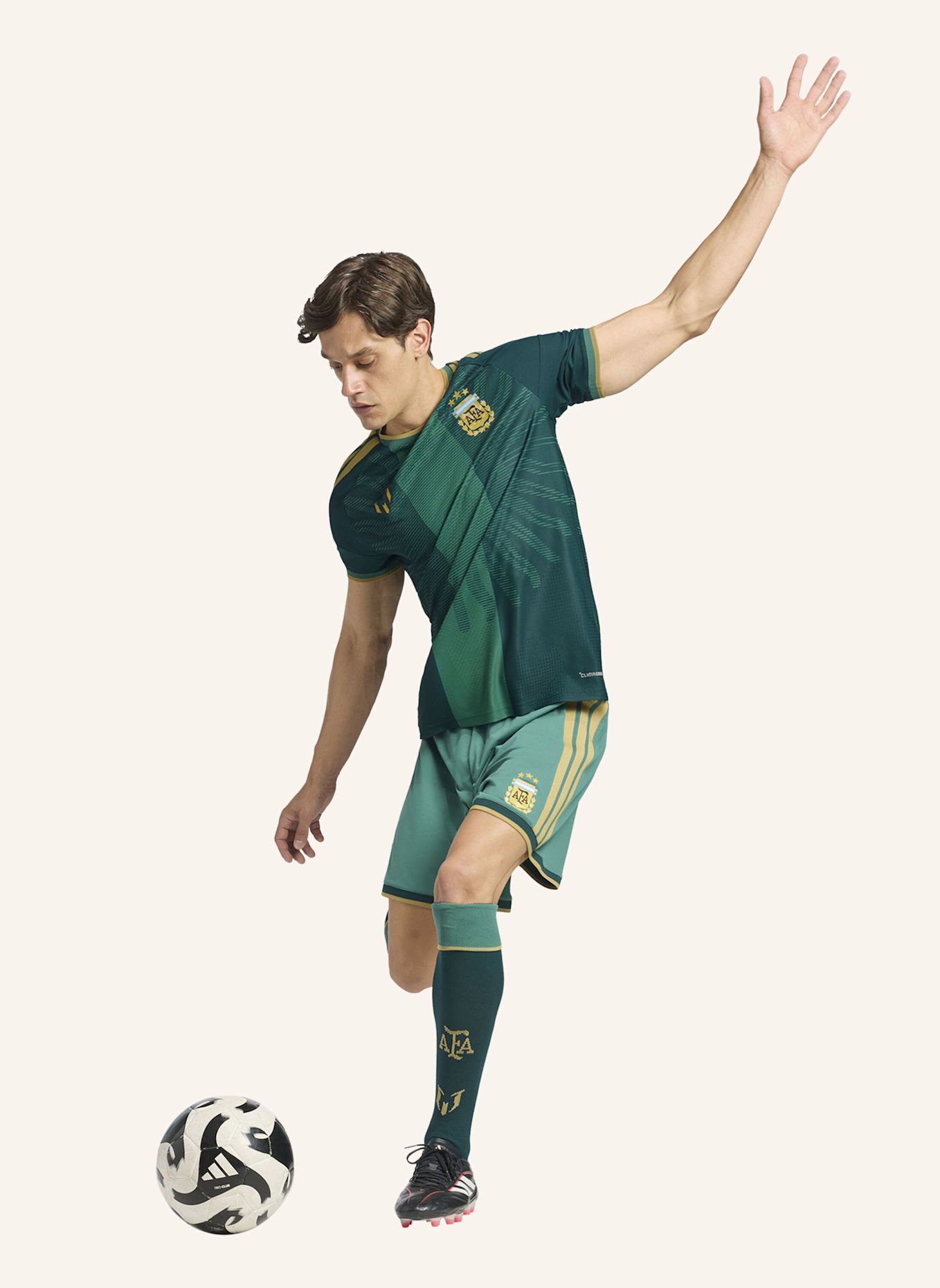 adidas ARGENTINIEN MESSI 26 AUTHENTIC TRIKOT: GRÜN