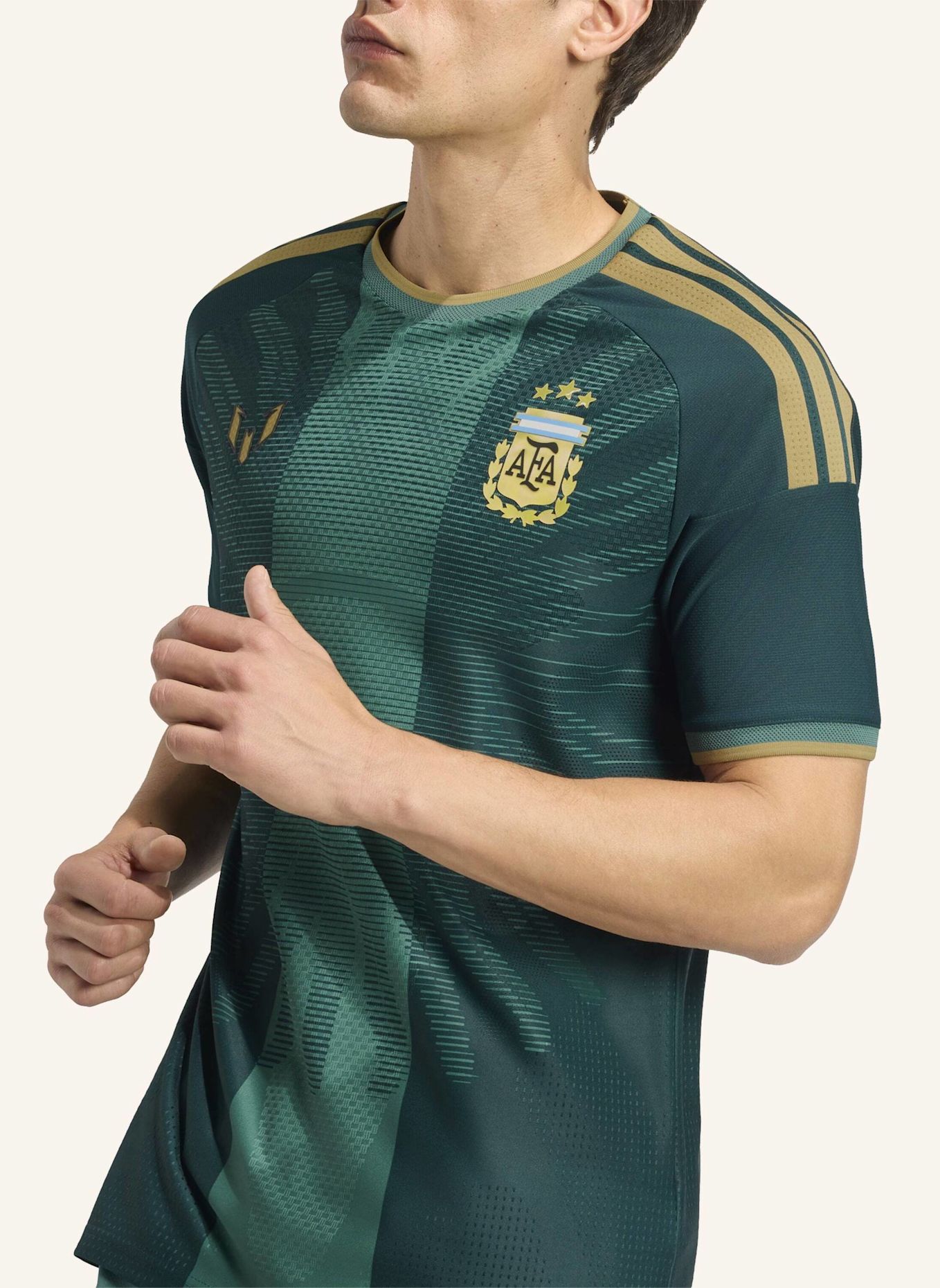 adidas ARGENTINIEN MESSI 26 AUTHENTIC TRIKOT: GRÜN
