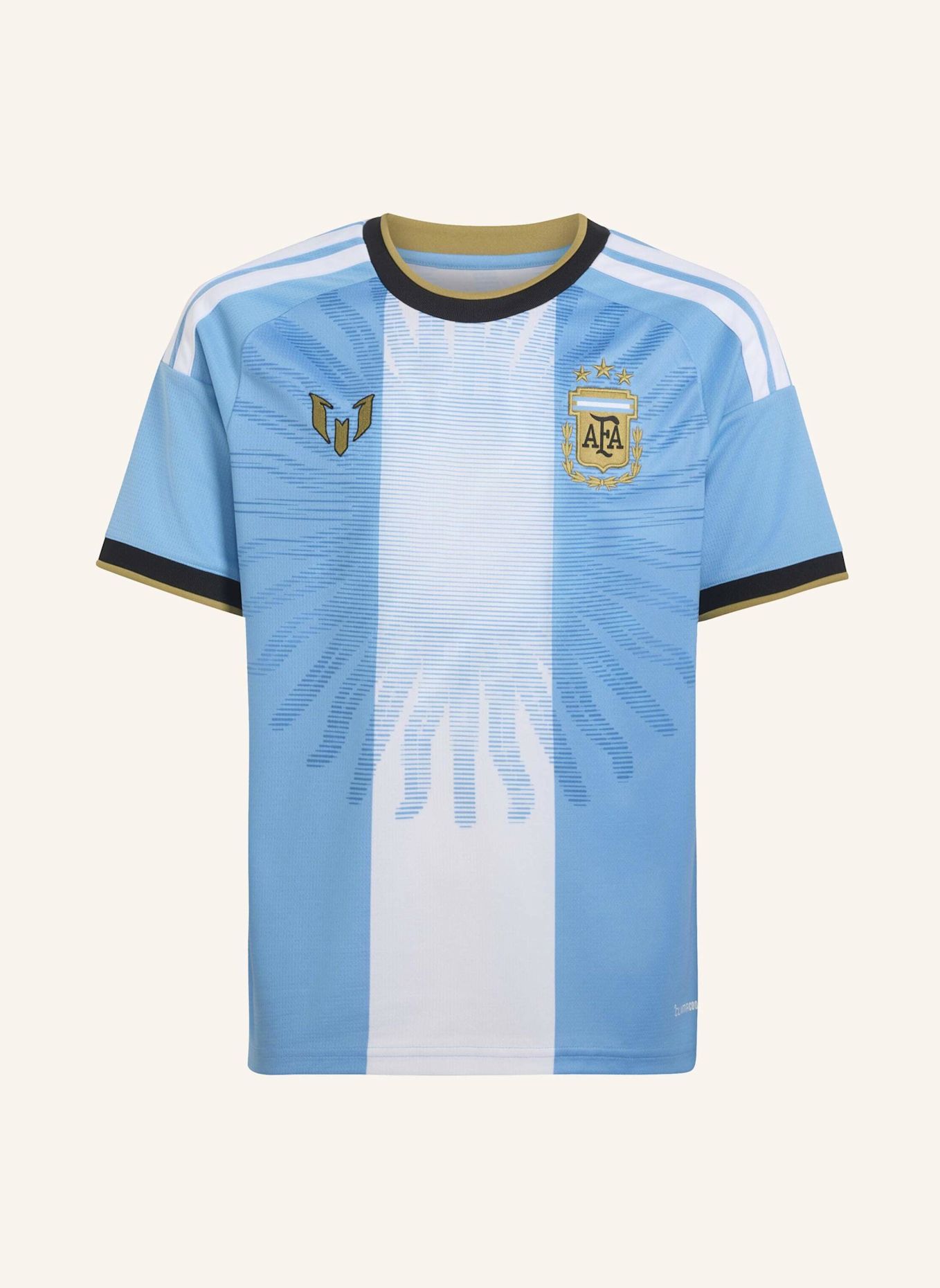 adidas ARGENTINIEN MESSI 26 KIDS TRIKOT: BLAU
