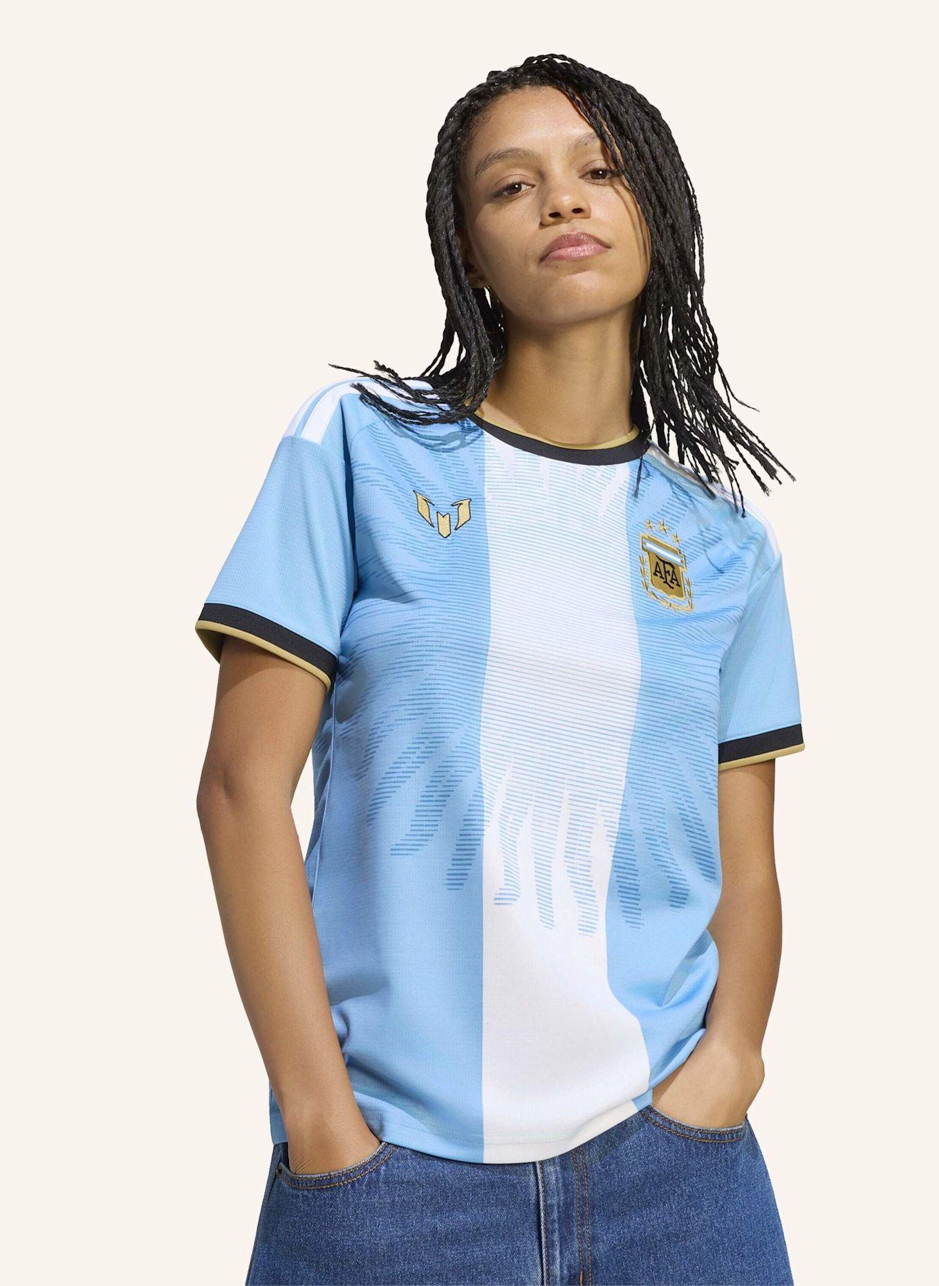 adidas ARGENTINIEN MESSI 26 TRIKOT: BLAU