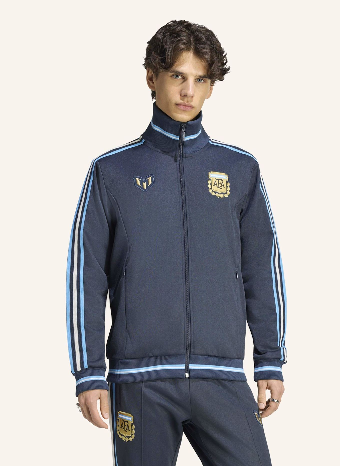 adidas ARGENTINIEN MESSI 26 TRAININGSJACKE: BLAU