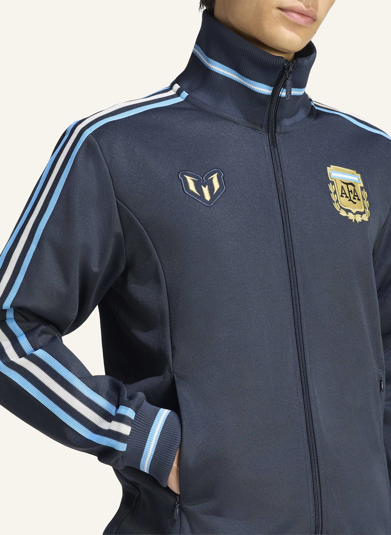 adidas ARGENTINIEN MESSI 26 TRAININGSJACKE: BLAU