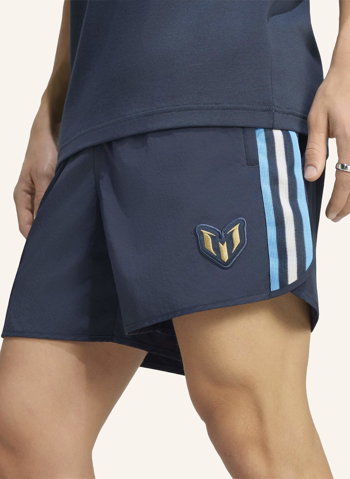 adidas ARGENTINIEN MESSI 26 SHORTS: BLAU