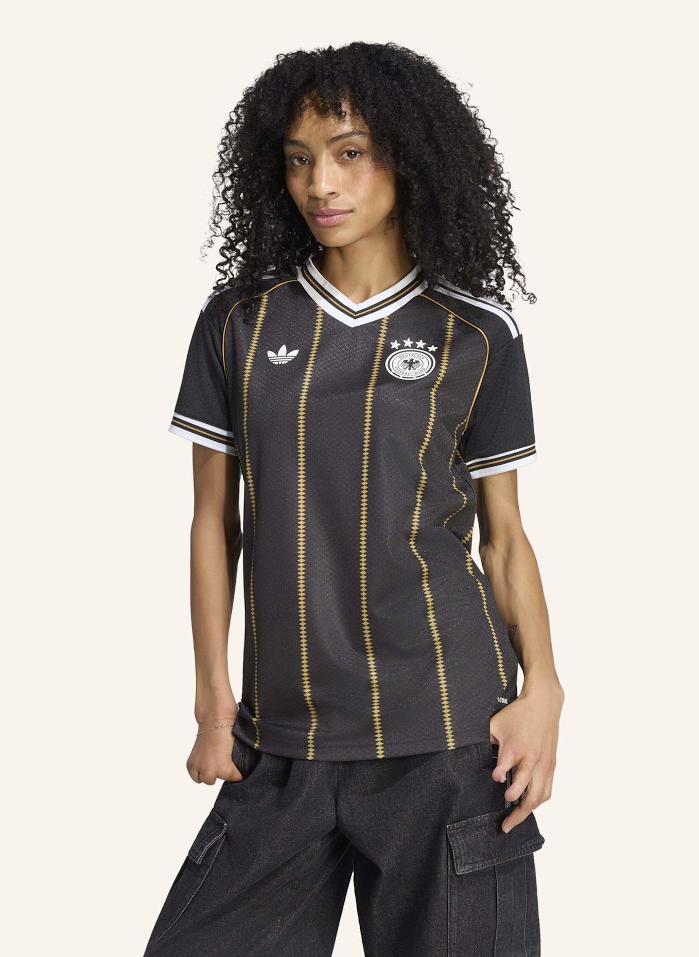 adidas DEUTSCHLAND 26 AUSWEICHTRIKOT: SCHWARZ