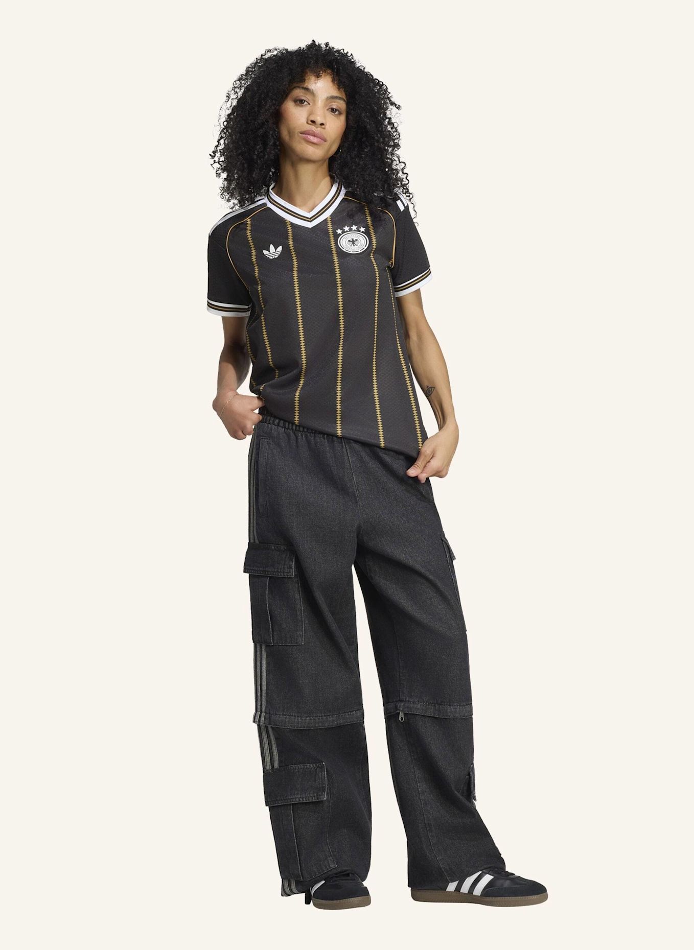 adidas DEUTSCHLAND 26 AUSWEICHTRIKOT: SCHWARZ