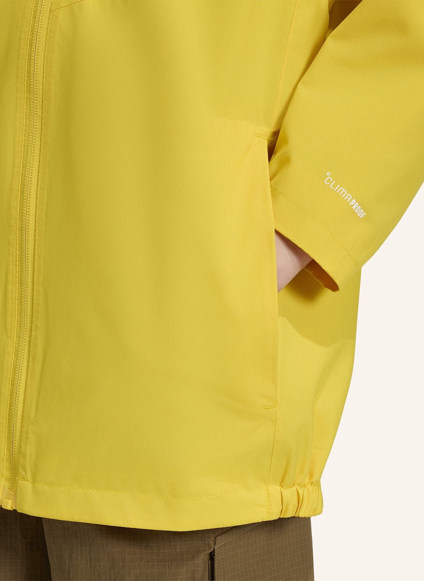 adidas TERREX TERREX KIDS MULTI 2 LAYER CLIMAPROOF REGENJACKE: GELB