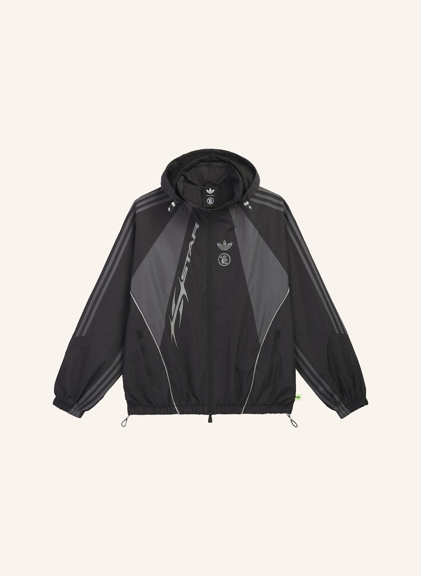 adidas Originals HELLSTAR TRAININGSJACKE: SCHWARZ