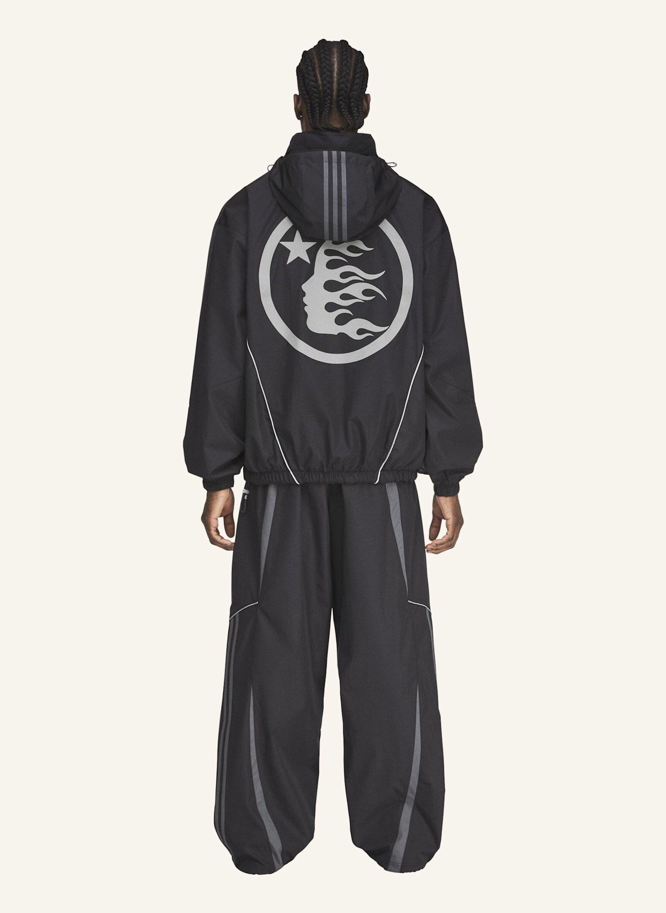 adidas Originals HELLSTAR TRAININGSJACKE: SCHWARZ