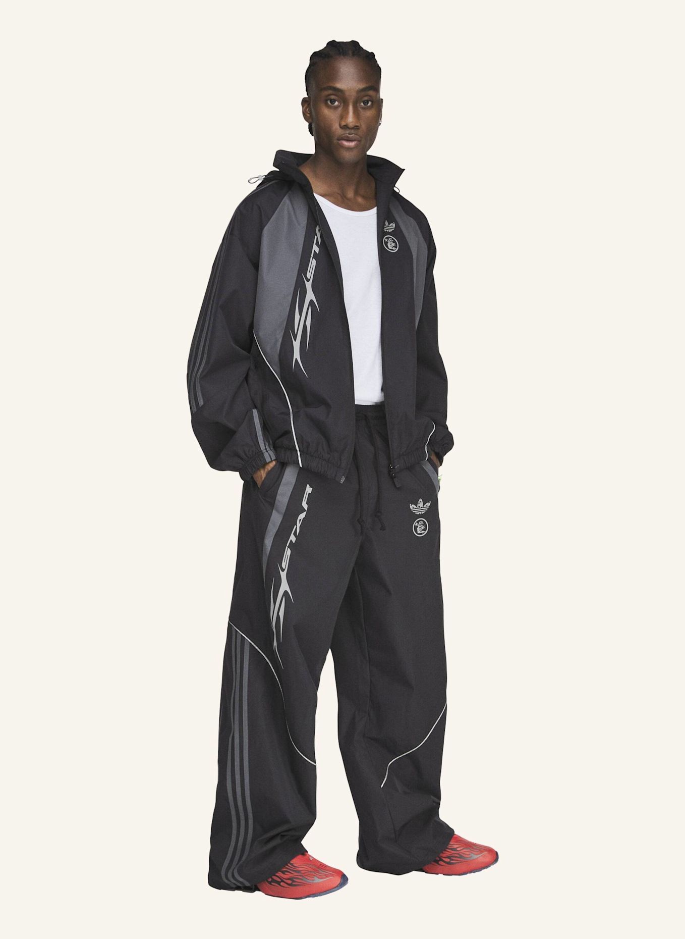 adidas Originals HELLSTAR TRAININGSJACKE: SCHWARZ
