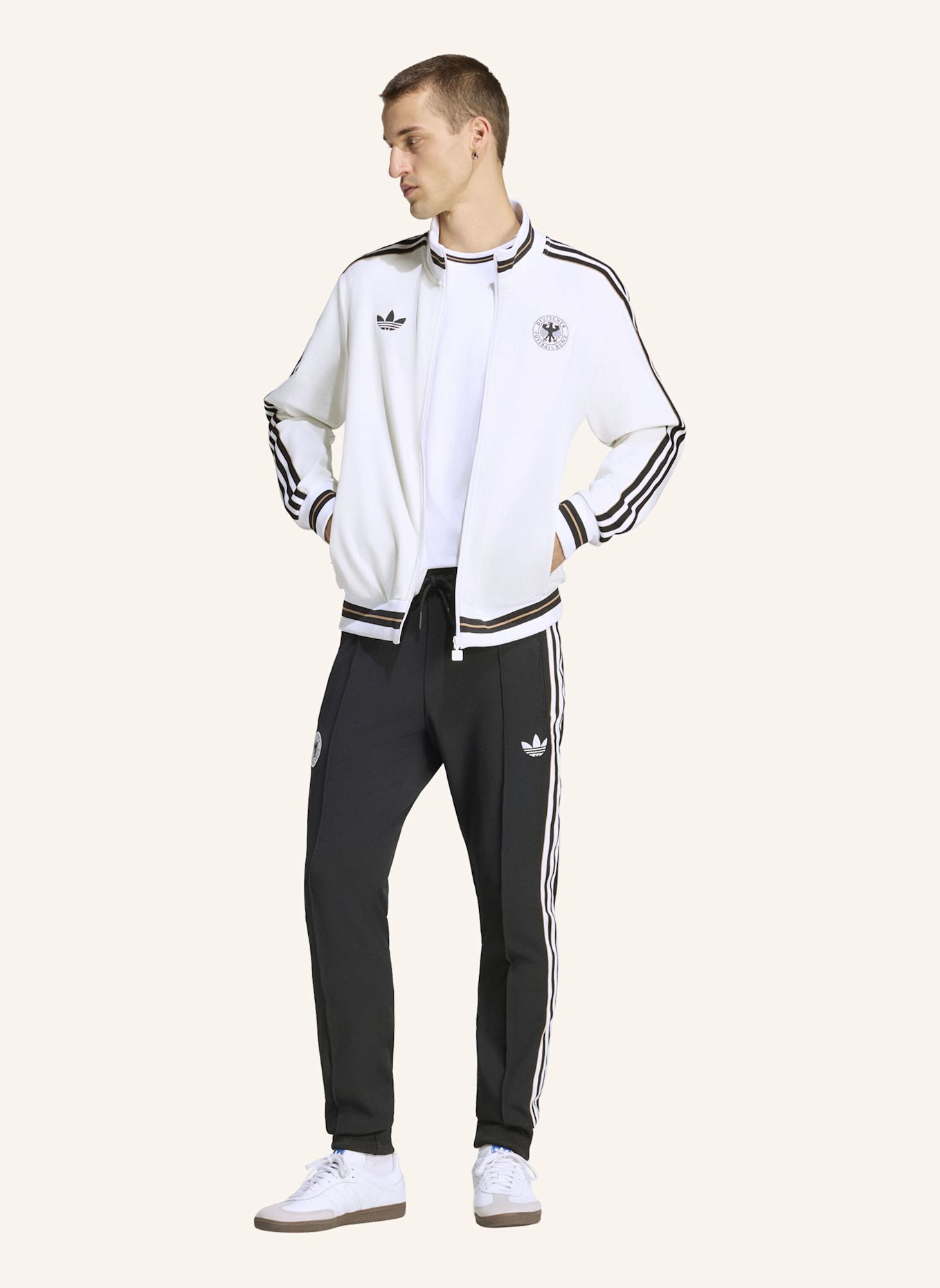 adidas Trainingsjacke DEUTSCHLAND AUSWÄRTS: WEISS