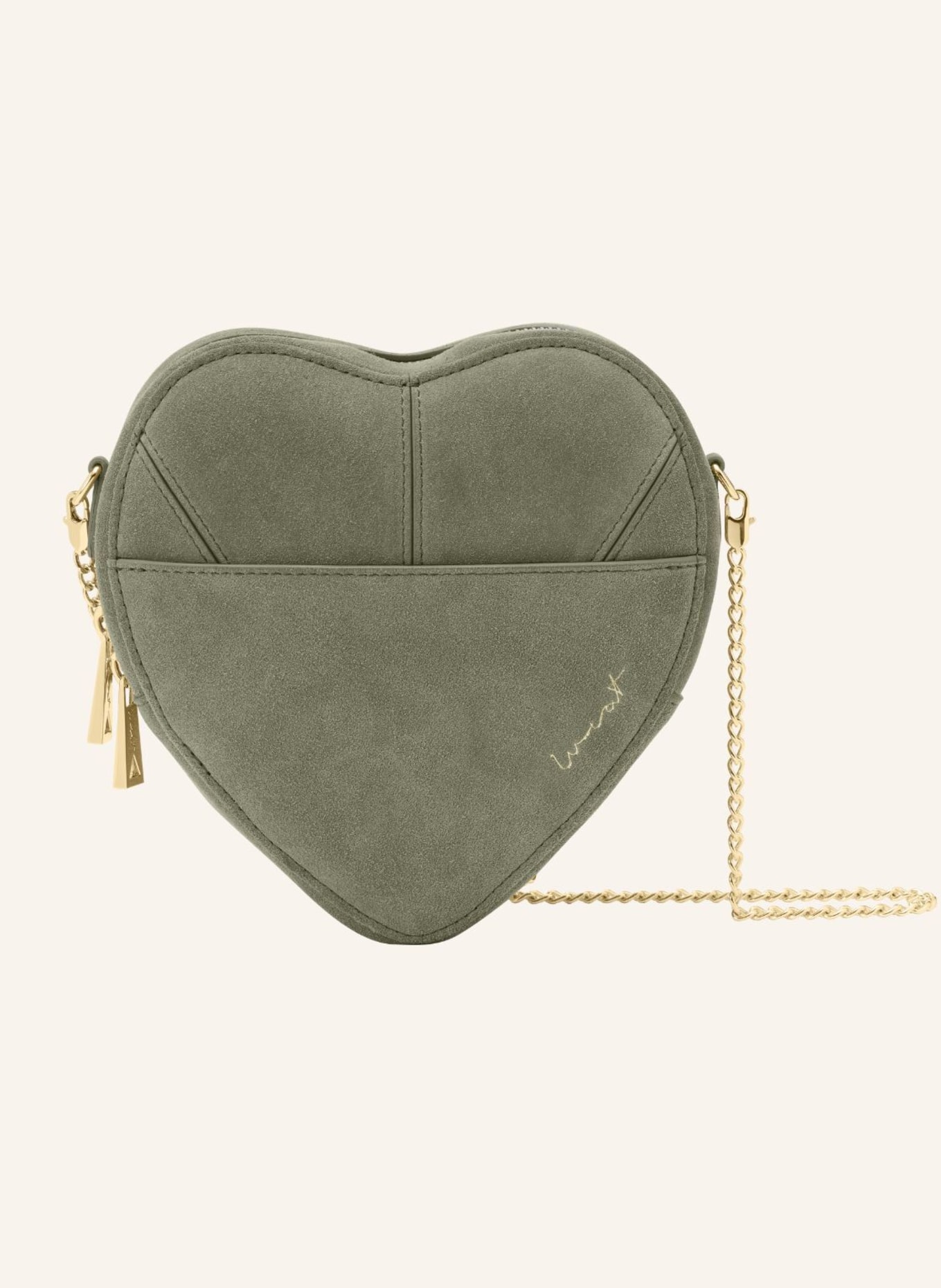 WEAT Handtasche BIG HEART, Farbe: KHAKI (Bild 1)