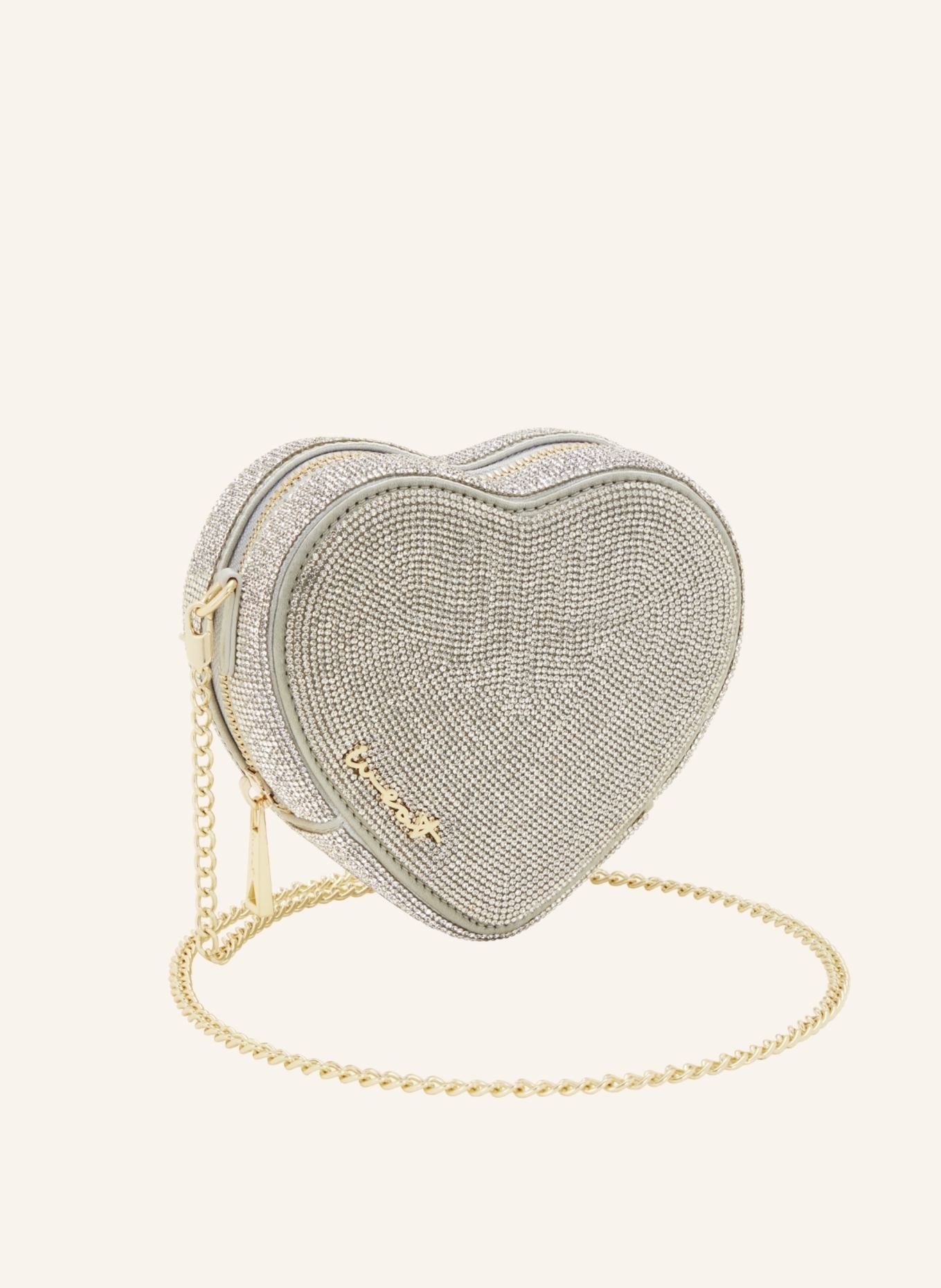 WEAT Handtasche MIDI HEART, Farbe: SILBER (Bild 3)