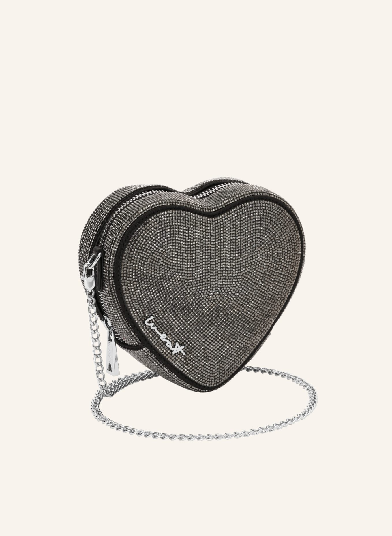 WEAT Handtasche MIDI HEART, Farbe: SCHWARZ (Bild 3)