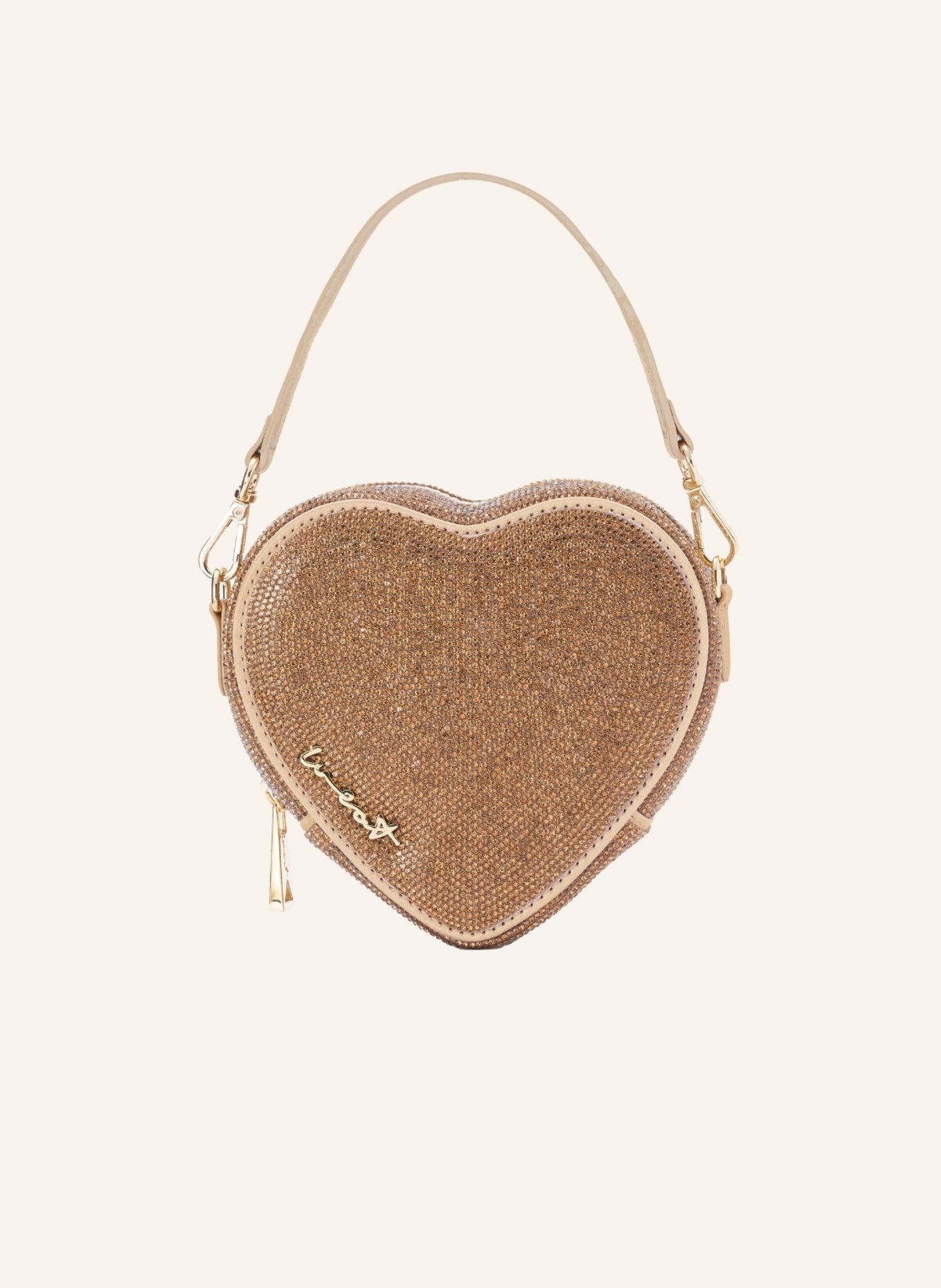 WEAT Handtasche MIDI HEART, Farbe: GOLD (Bild 1)