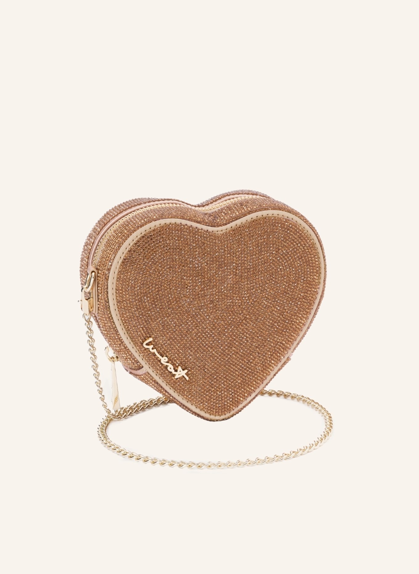 WEAT Handtasche MIDI HEART, Farbe: GOLD (Bild 3)