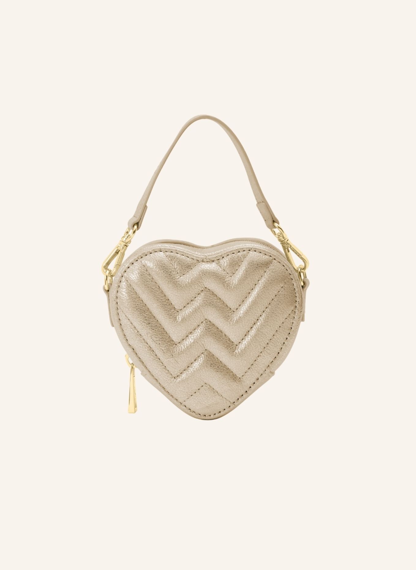 WEAT Handtasche MINI HEART, Farbe: GOLD (Bild 1)