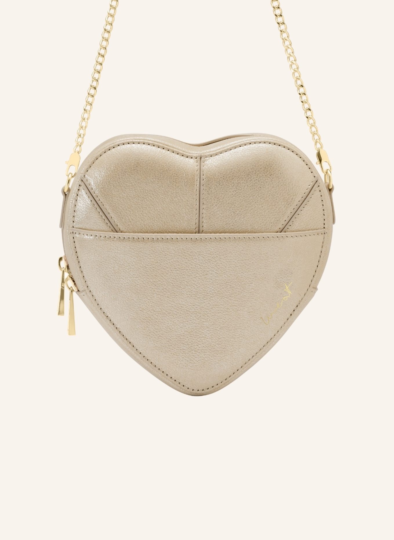 WEAT Handtasche BIG HEART, Farbe: GOLD (Bild 1)