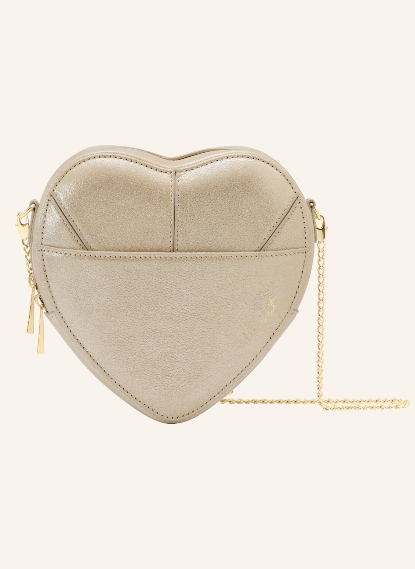 WEAT Handtasche BIG HEART, Farbe: GOLD (Bild 3)