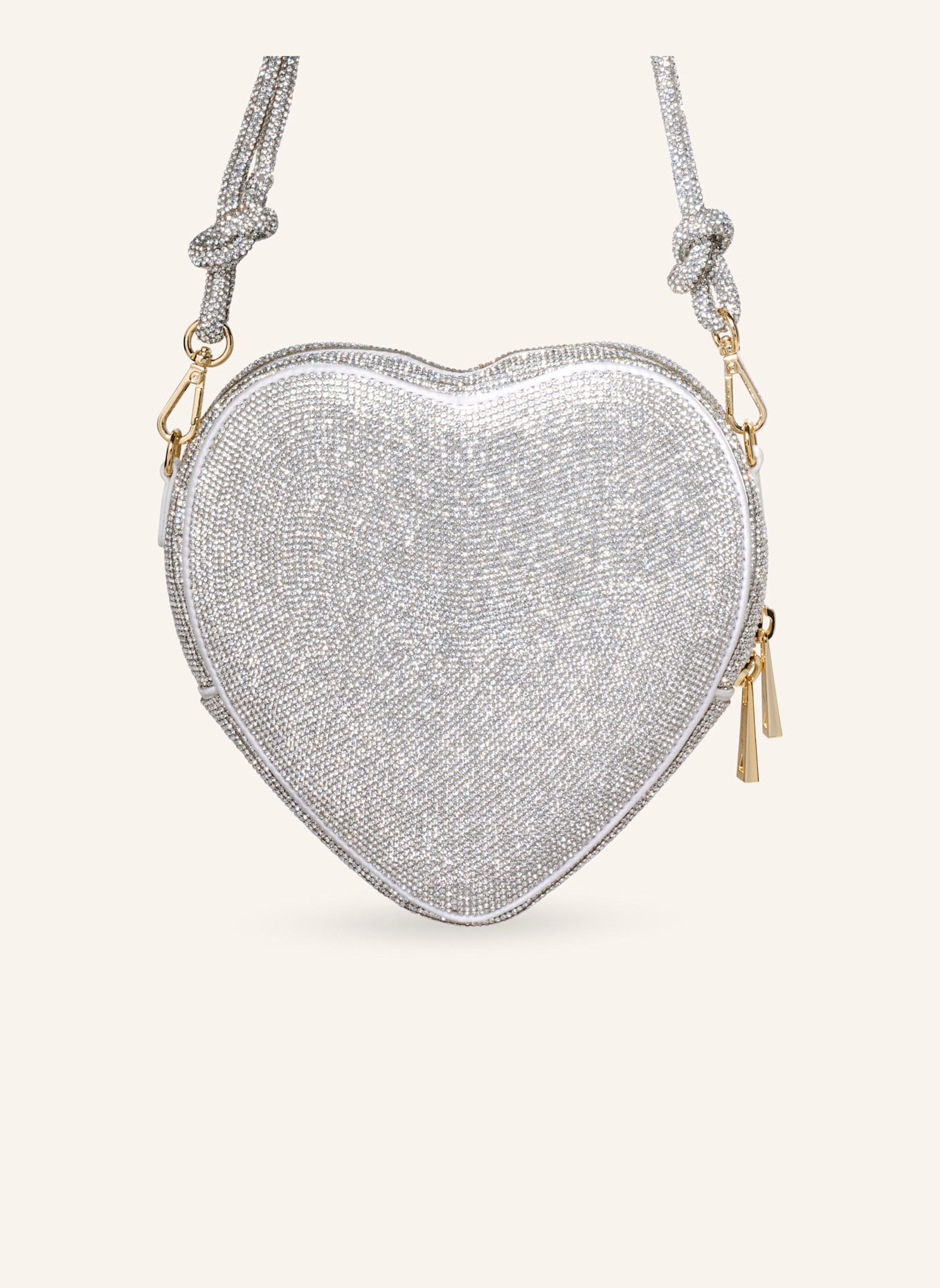 WEAT Handtasche BIG HEART: SILBER