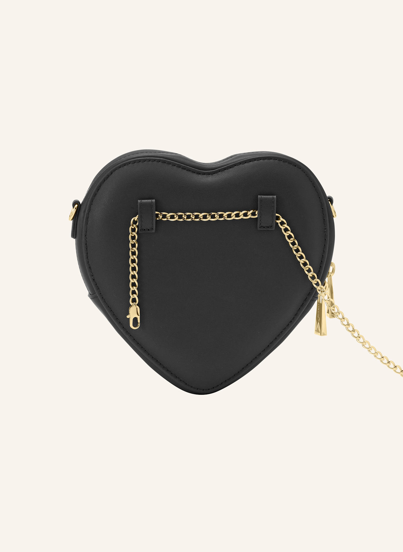 WEAT Handtasche BIG HEART: SCHWARZ