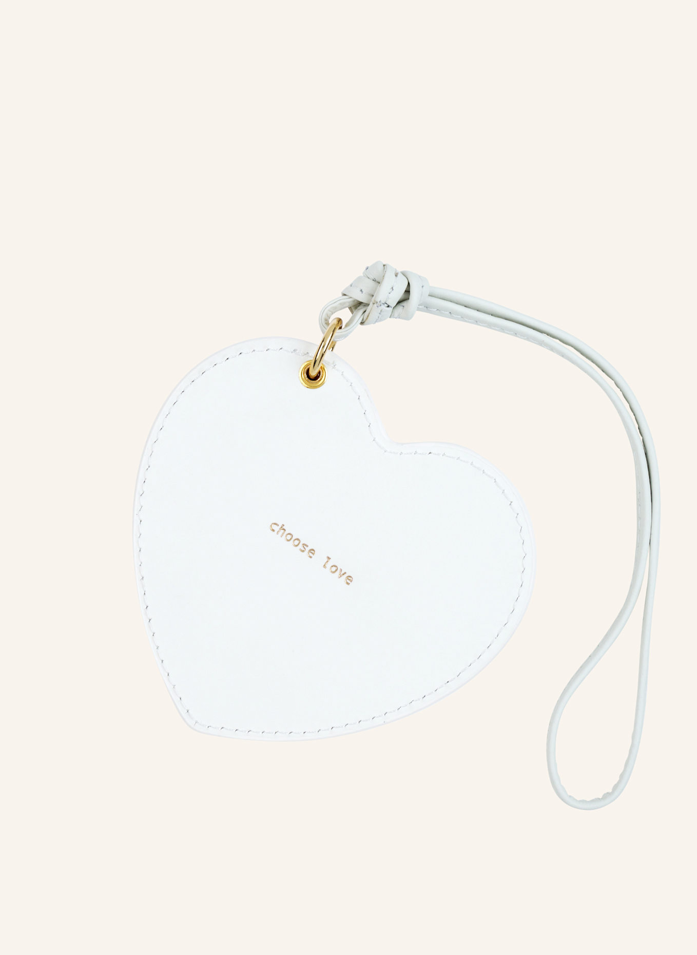 WEAT Anhänger MIRROR CHARM: WEISS