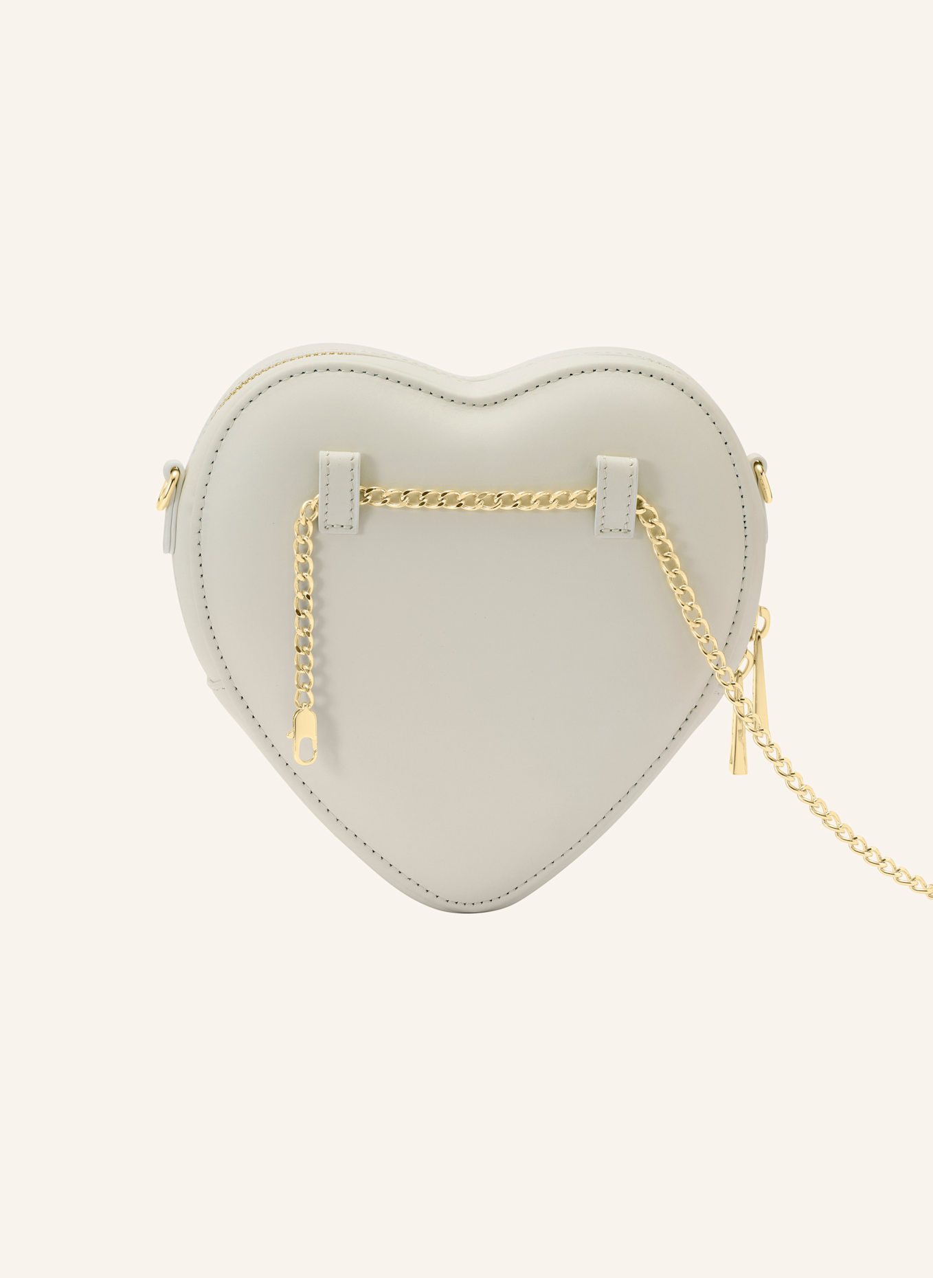 WEAT Handtasche BIG HEART: WEISS