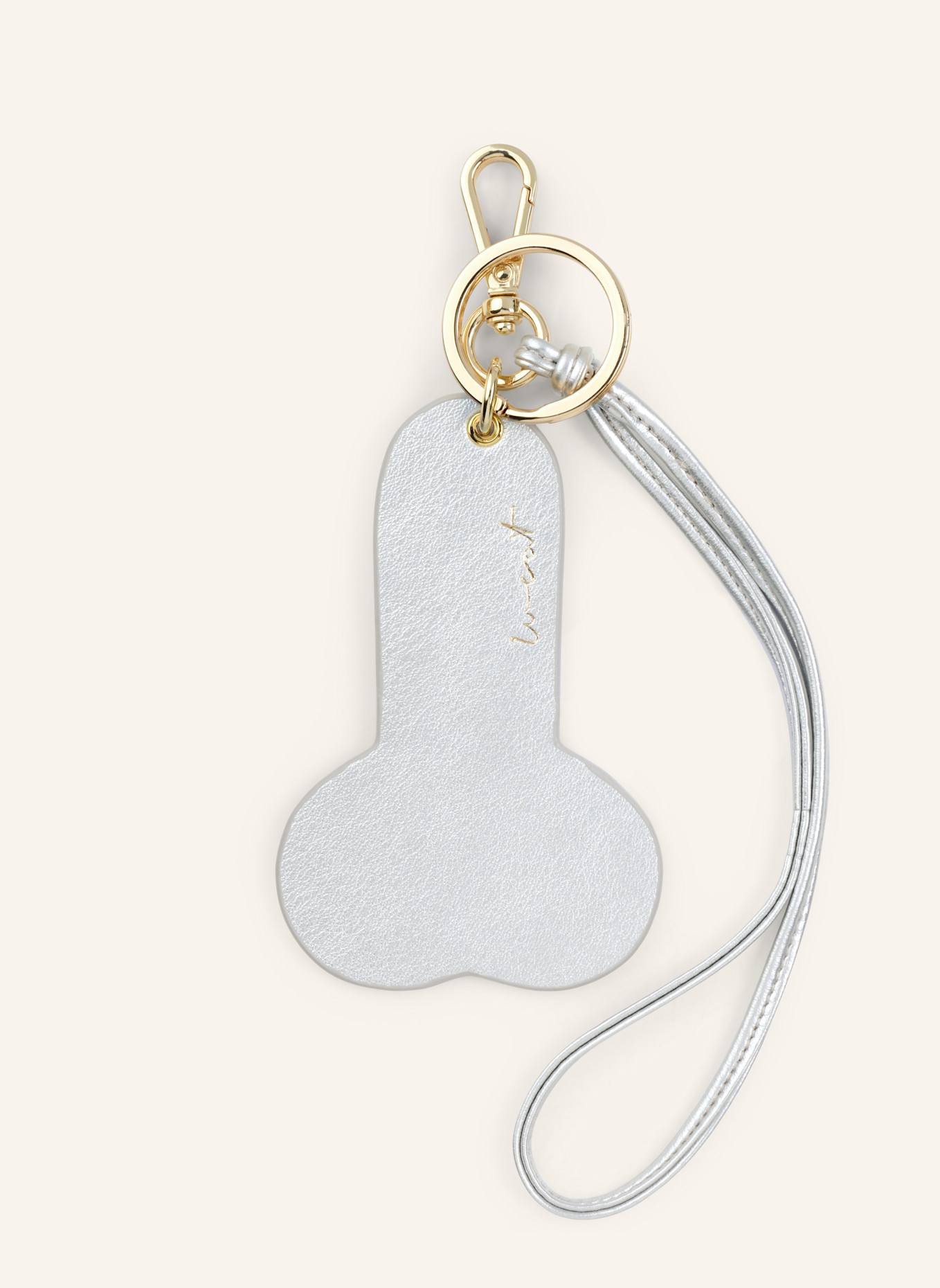 WEAT Anhänger PENIS: SILBER