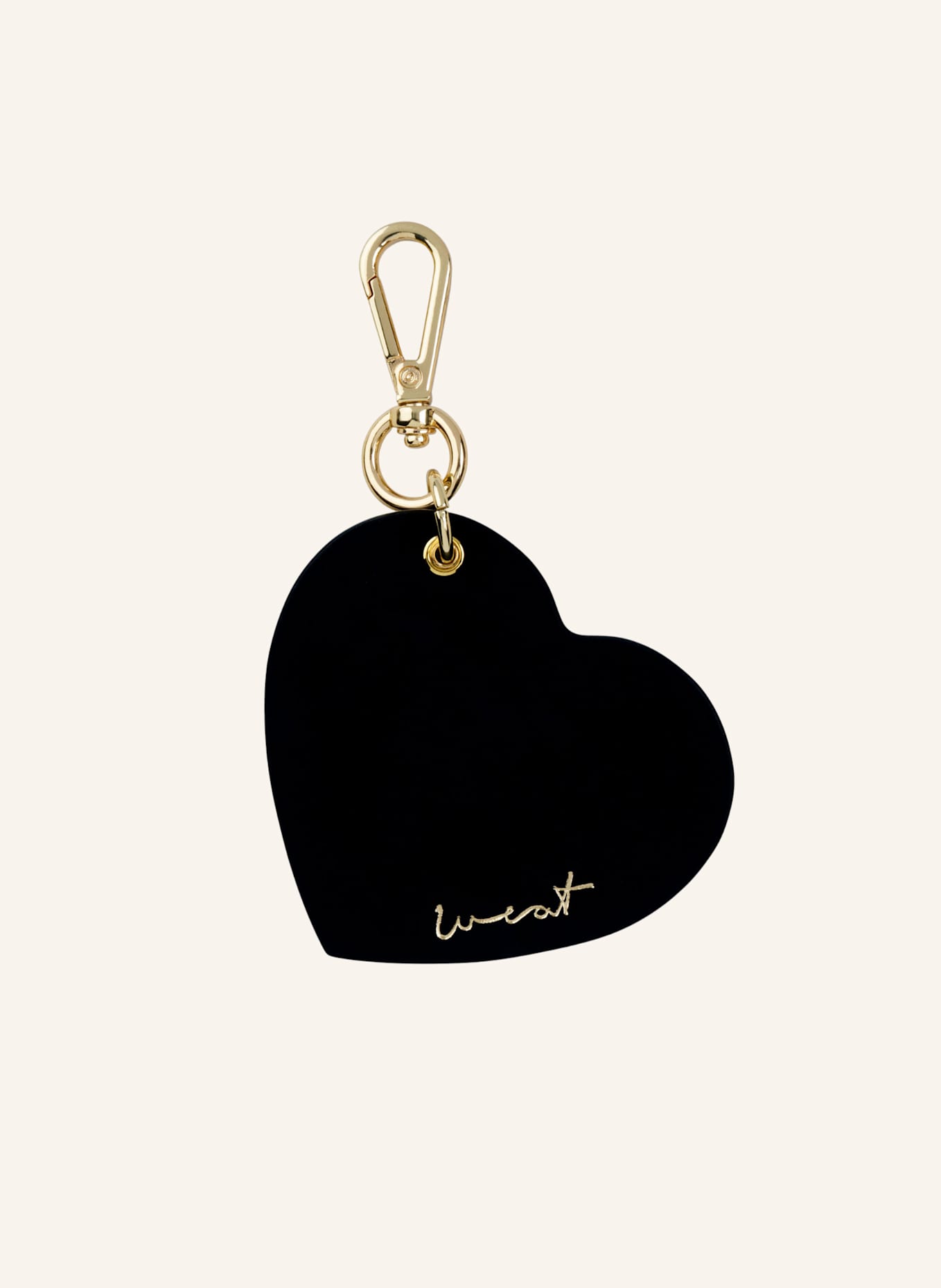 WEAT Anhänger HEART: SCHWARZ