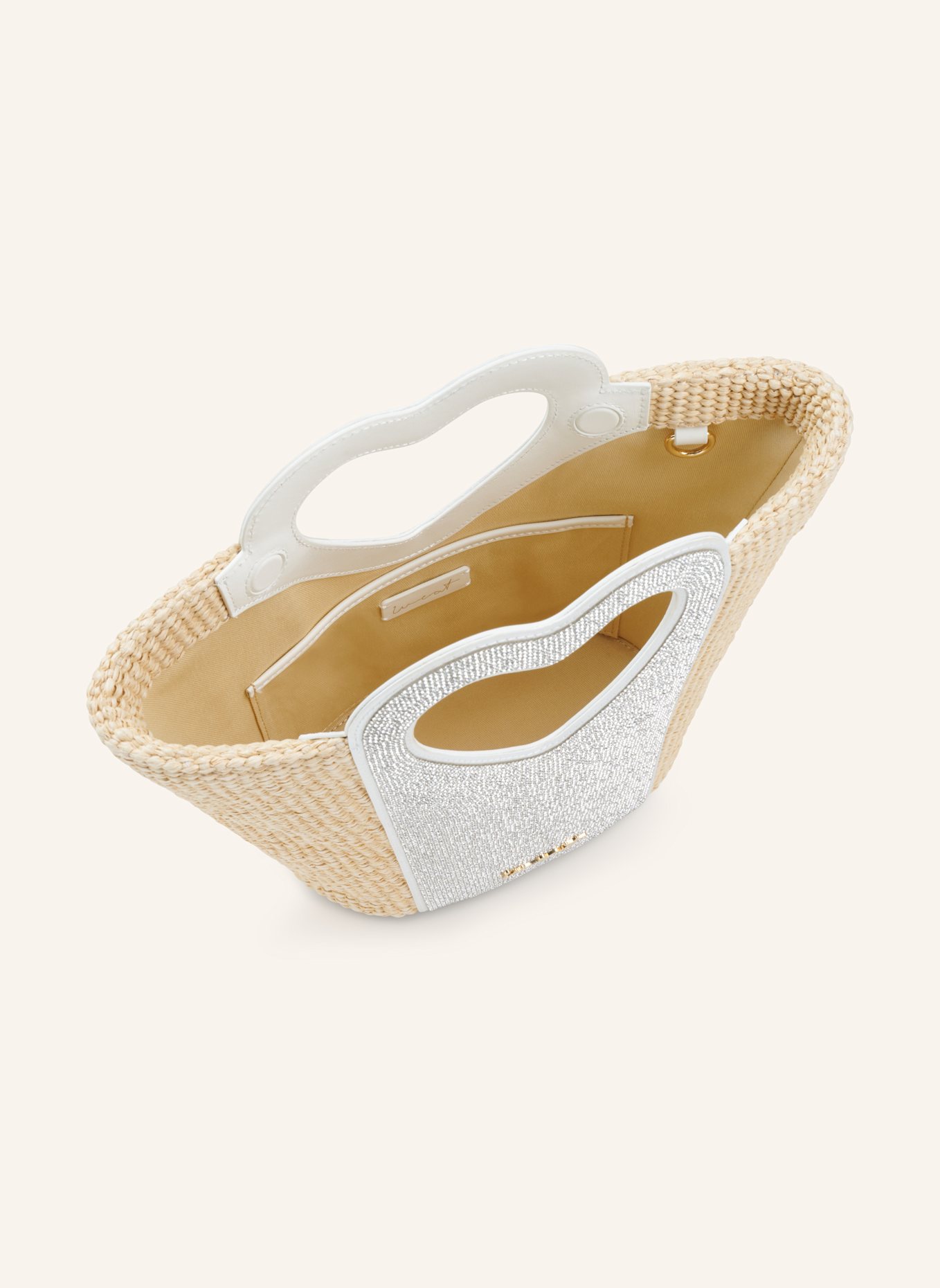 WEAT Handtasche MINI TOTE: SILBER