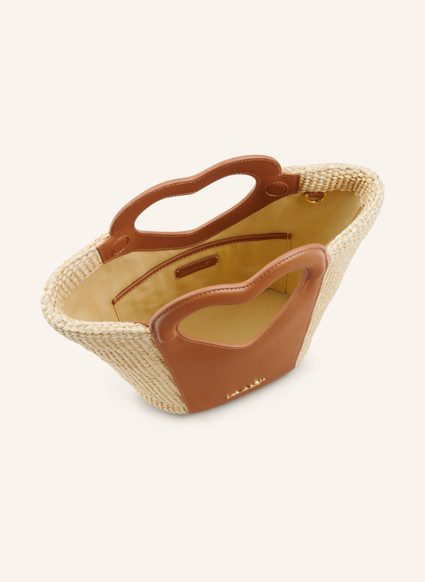 WEAT Handtasche MINI TOTE: BRAUN