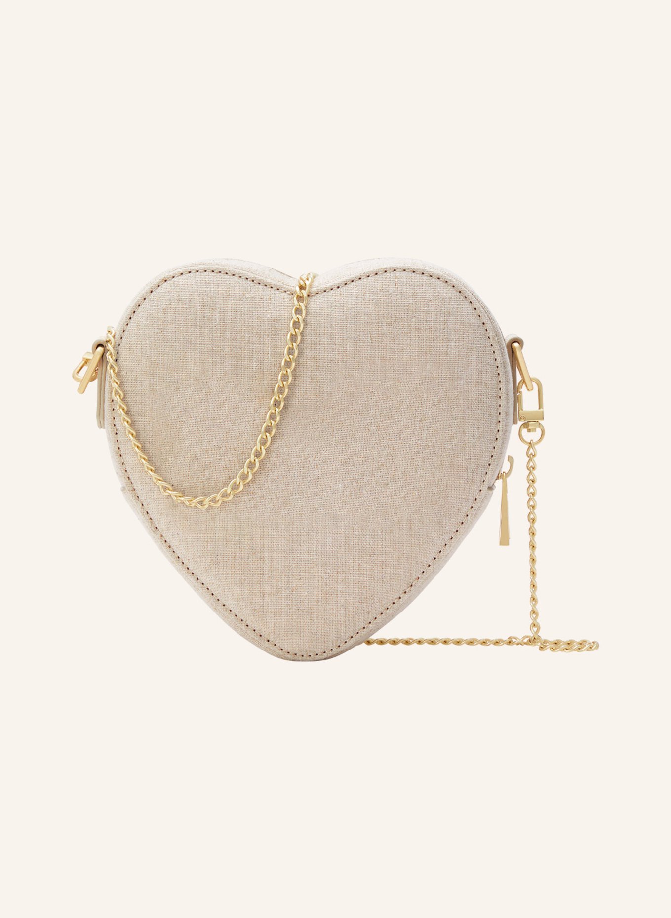 WEAT Handtasche HEART: BEIGE
