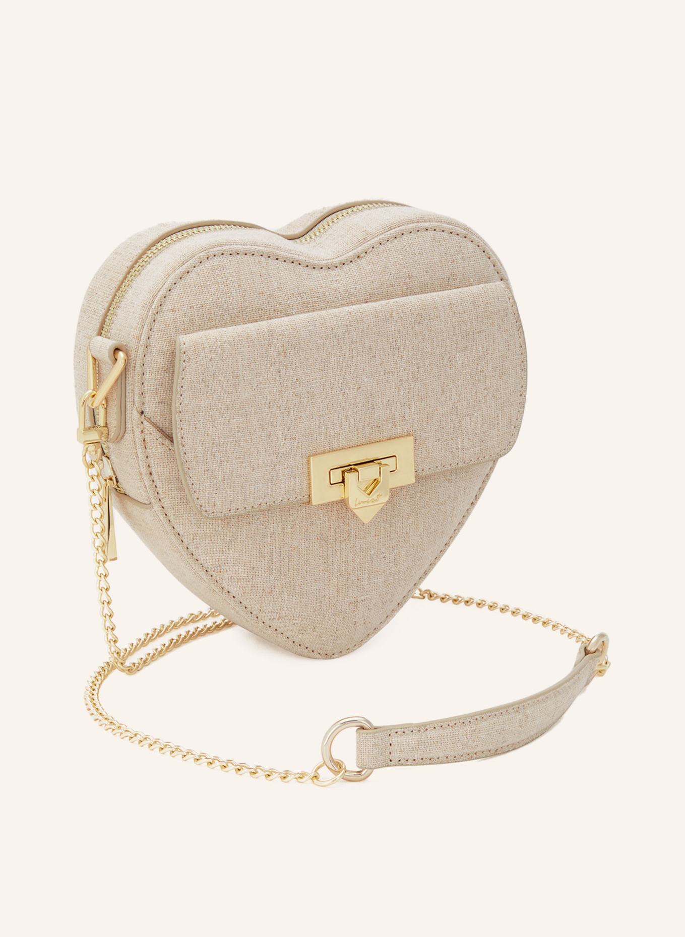 WEAT Handtasche HEART: BEIGE