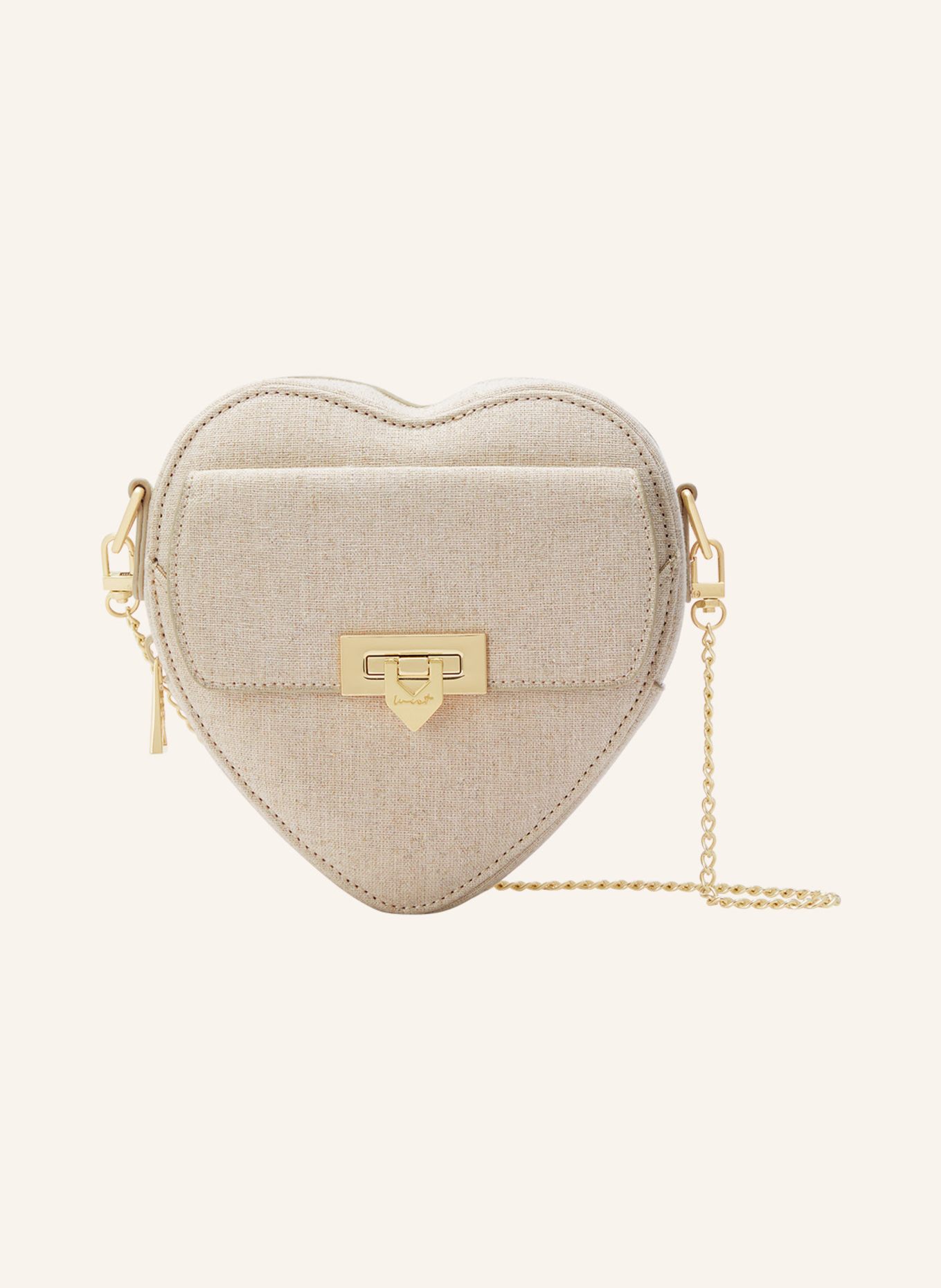 WEAT Handtasche HEART: BEIGE