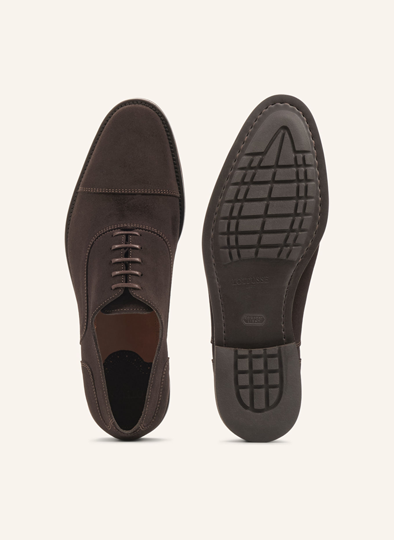 LOTTUSSE Oxfordschuhe HOLBORN: BRAUN