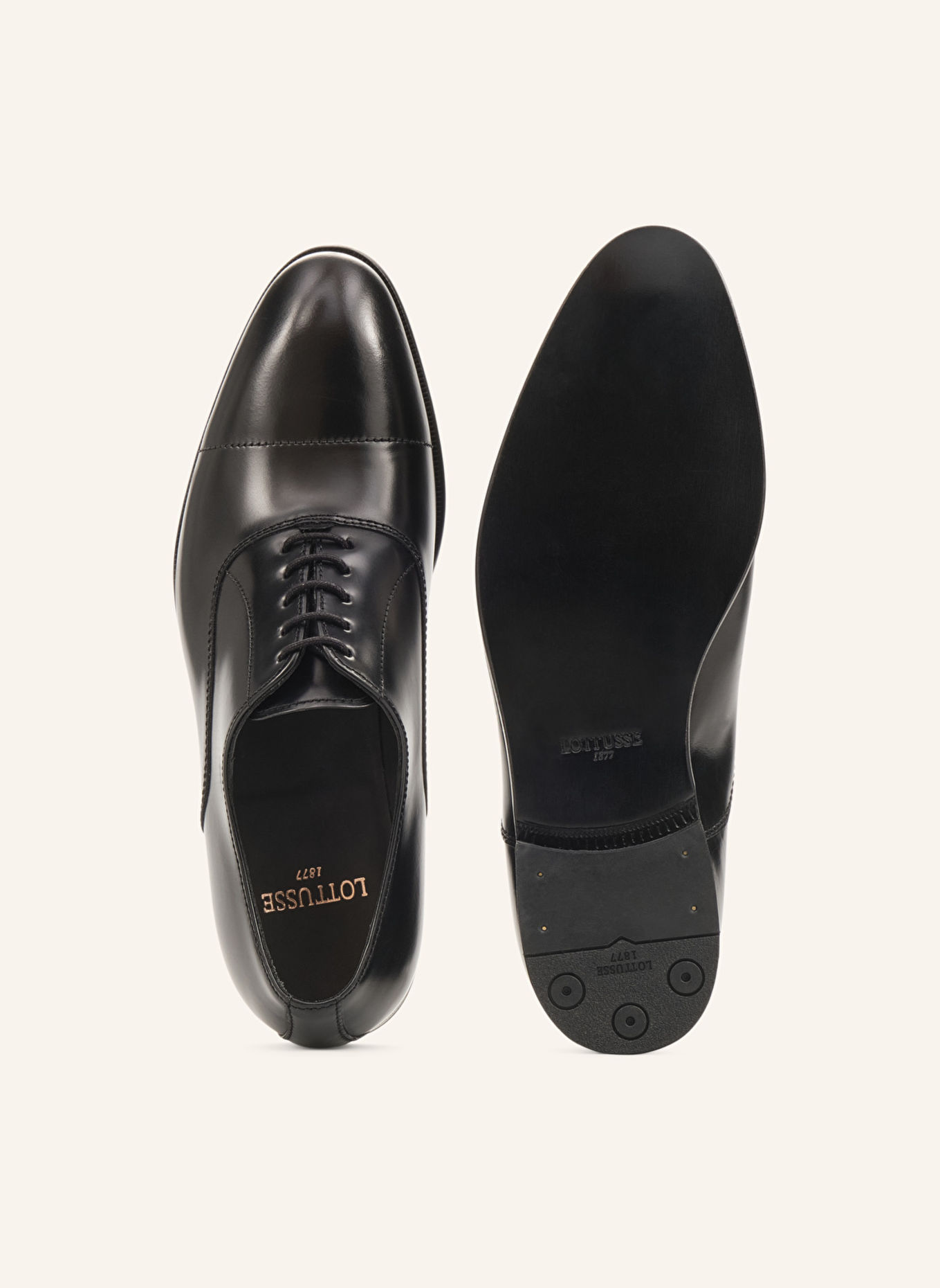 LOTTUSSE Oxfordschuhe REGENT: SCHWARZ