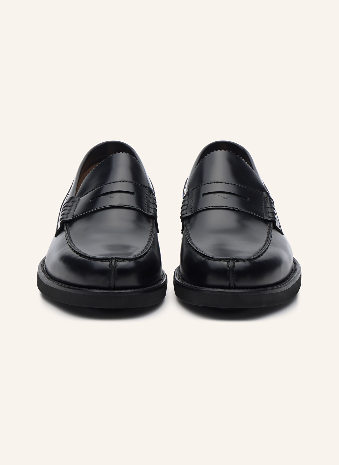 LOTTUSSE Mokassins DAYTONA: SCHWARZ