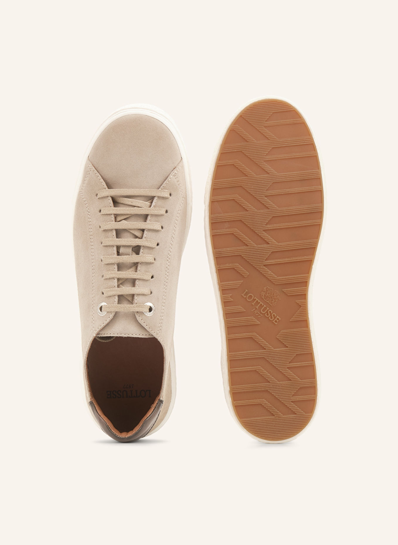 LOTTUSSE Sneakers TORINO: TAUPE