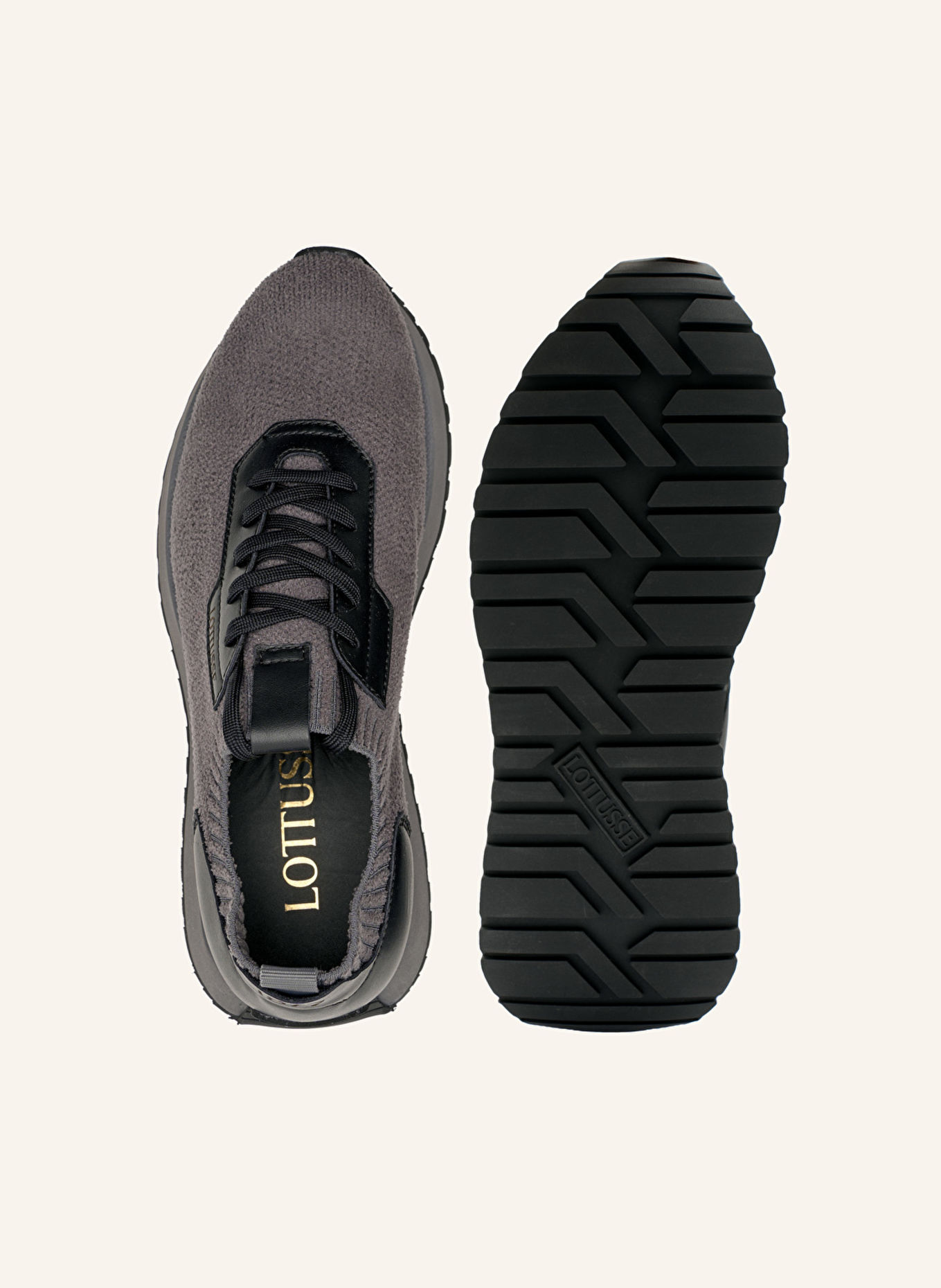 LOTTUSSE Sneaker DENVER: GRAU