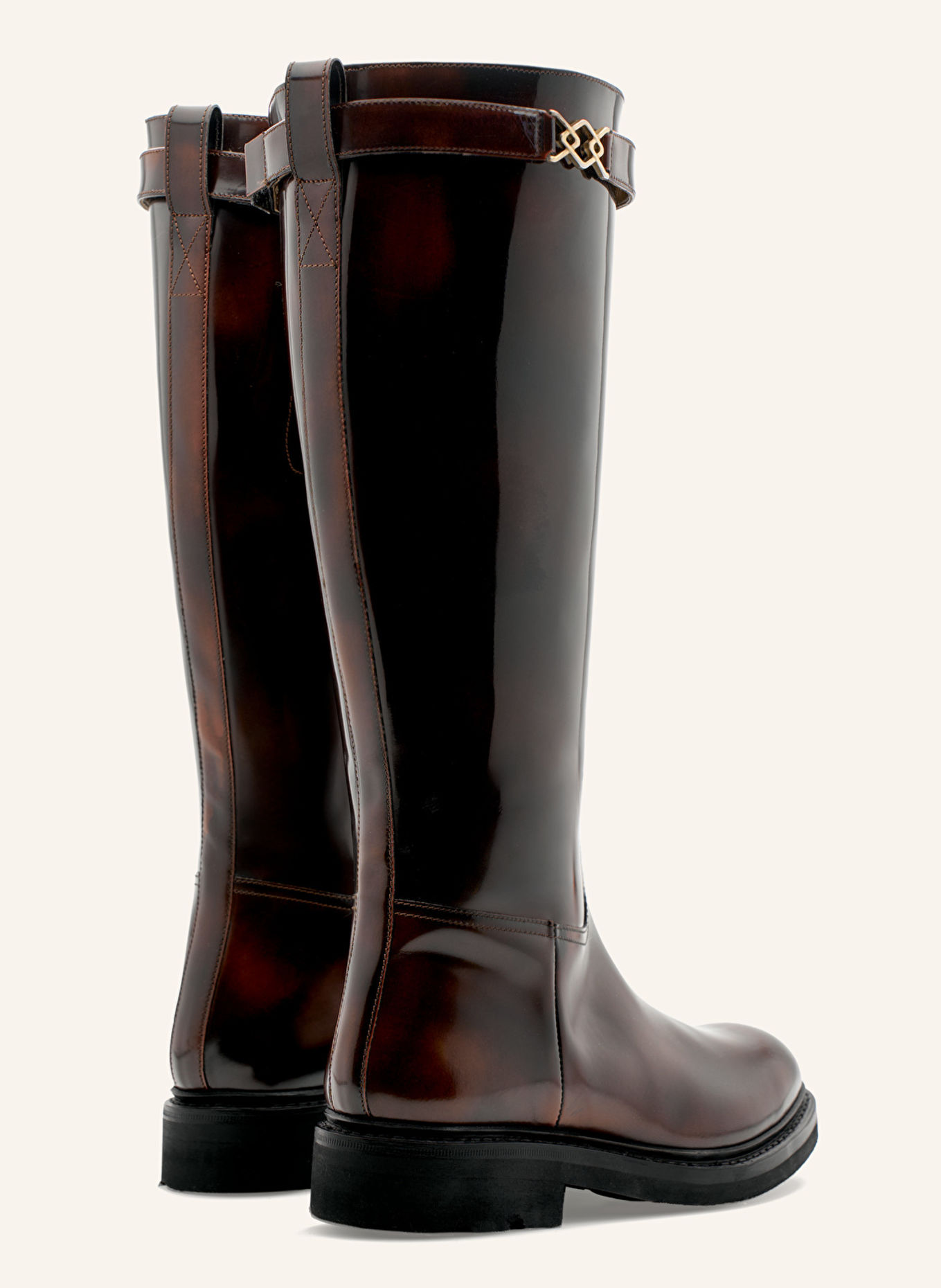 LOTTUSSE Stiefelette WALTON: BRAUN