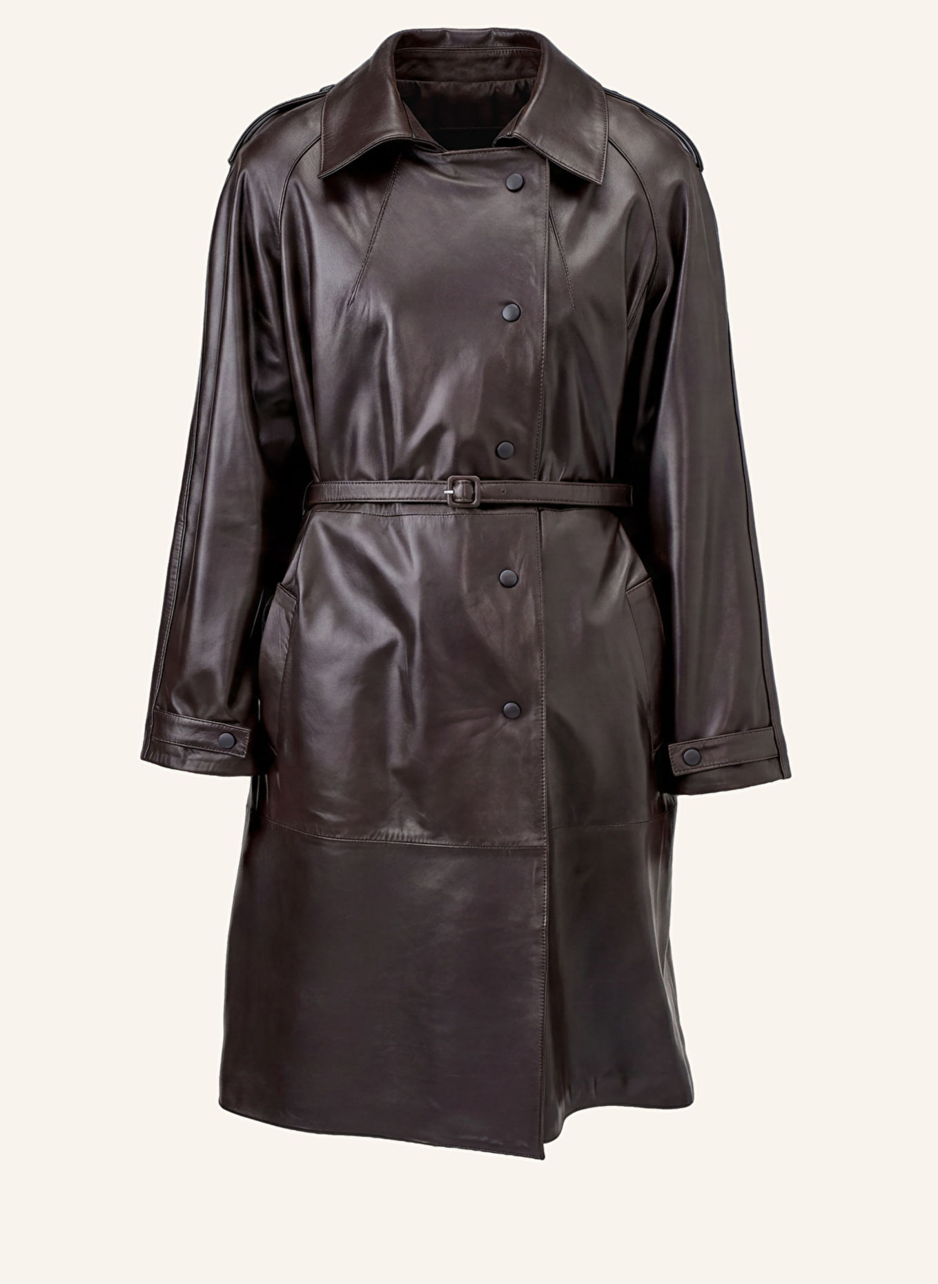LOTTUSSE Lederjacke PRAGA: BRAUN